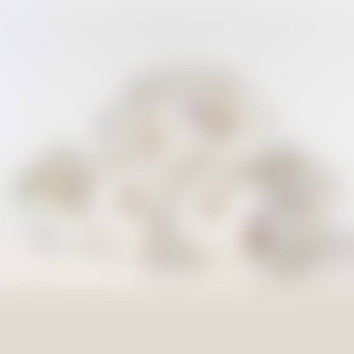 Oval terrine tray with polychrome decoration of flower bouquets and basketry motifs in light relief on the edge (preview)