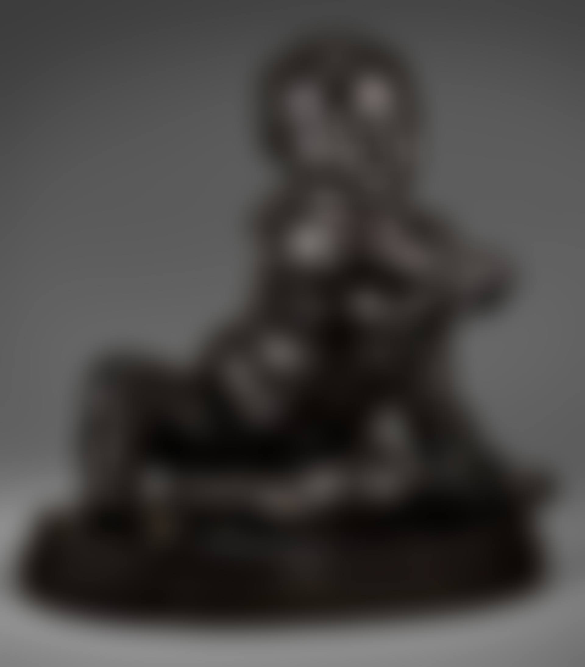 A WEDGWOOD & BENTLEY BLACK BASALT FIGURE OF THE INFANT HERCULES WITH THE SERPENT (preview)