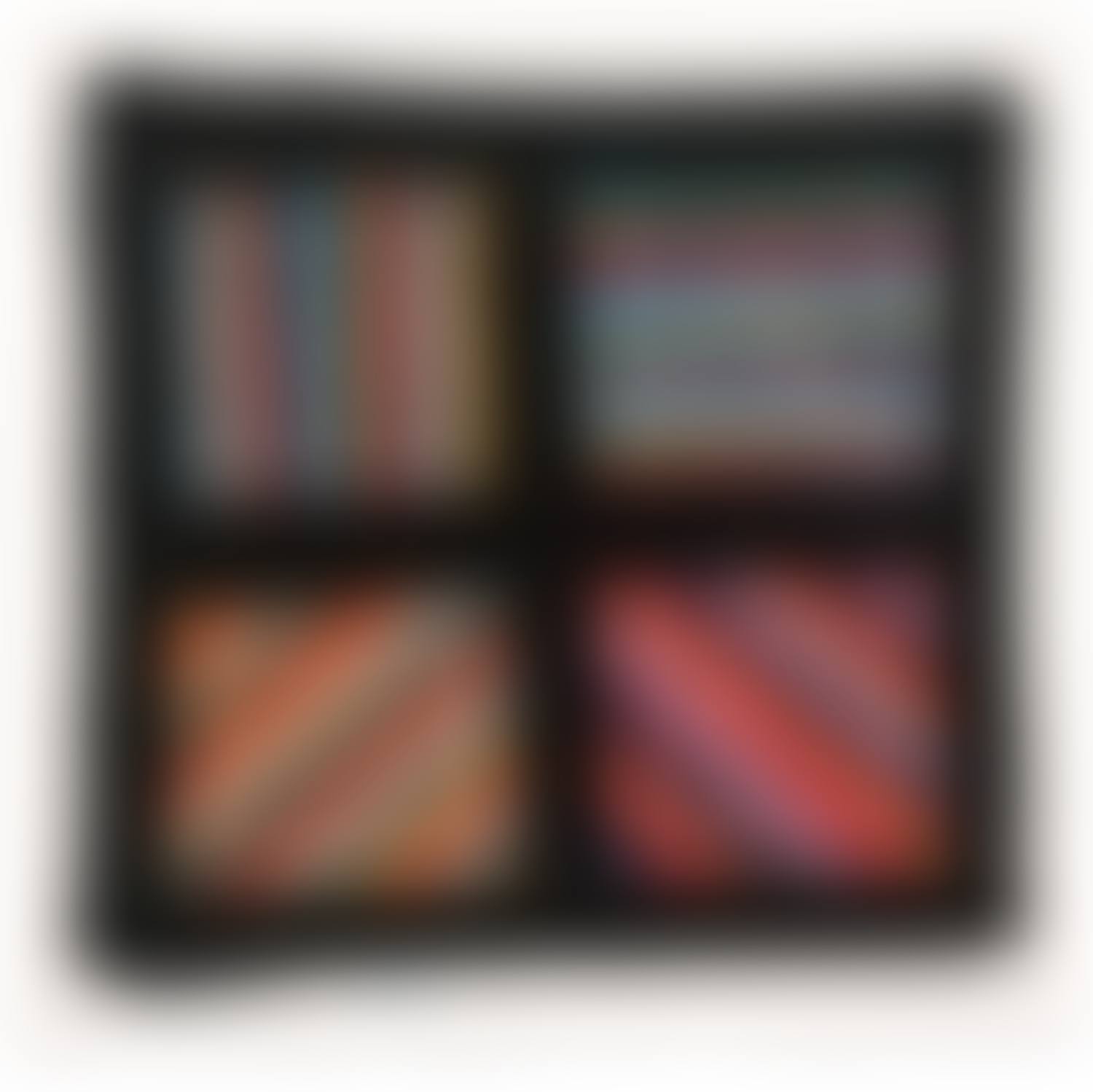 Bands of colors in four directions (preview)