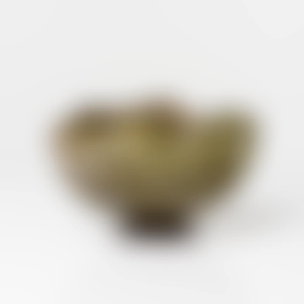 Large oval bowl on spiked pedestal (preview)