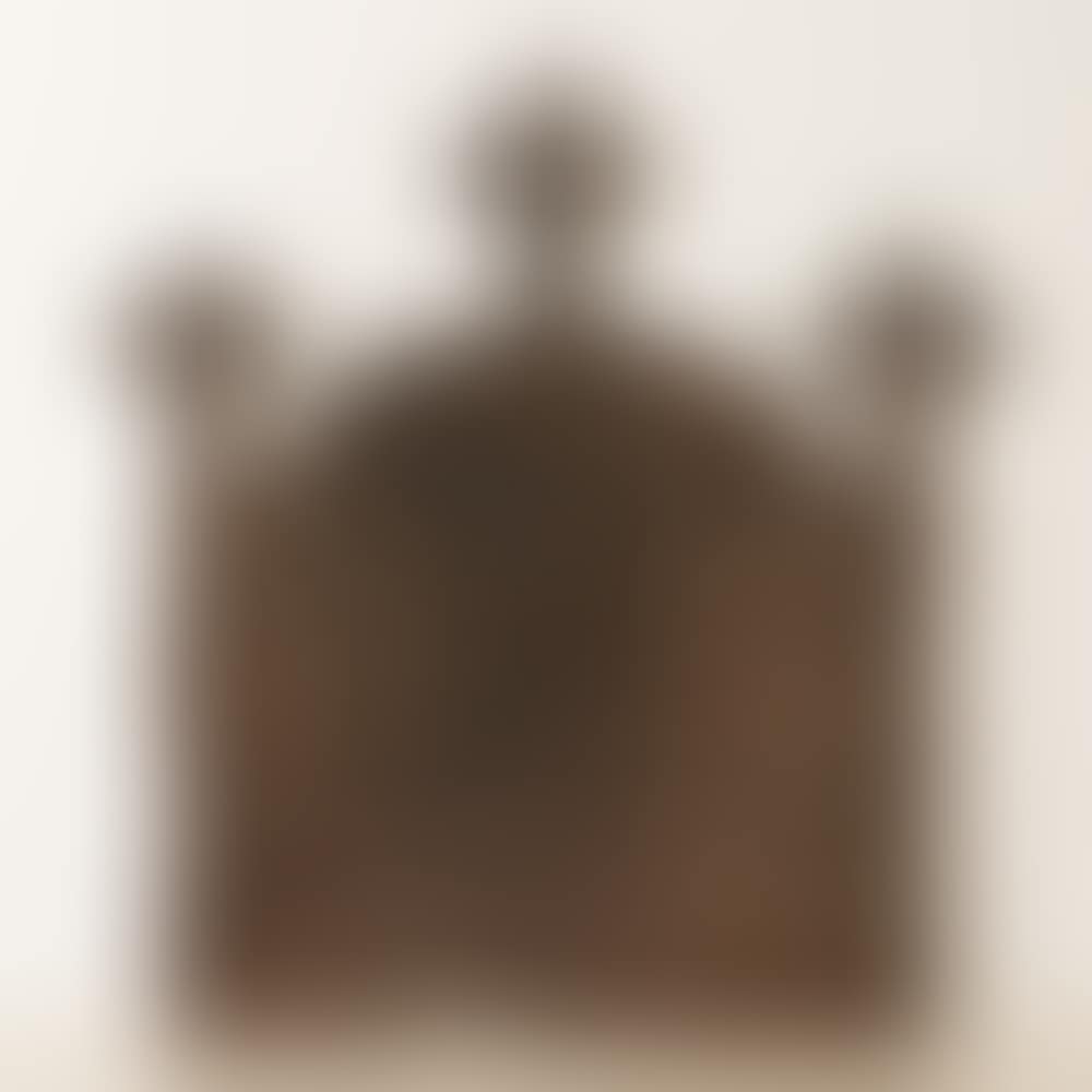Wrought iron fireback composed of four bands and a fifth element (preview)