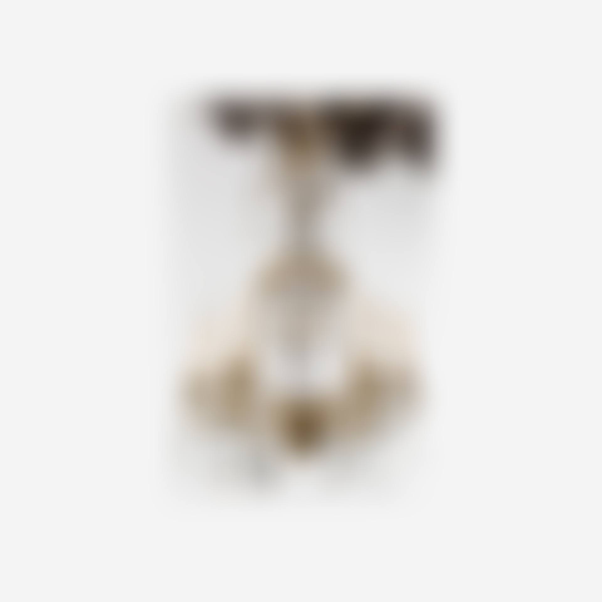 A LOUIS XV STYLE CUT GLASS AND GILT METAL SIX-LIGHT CHANDELIER (preview)