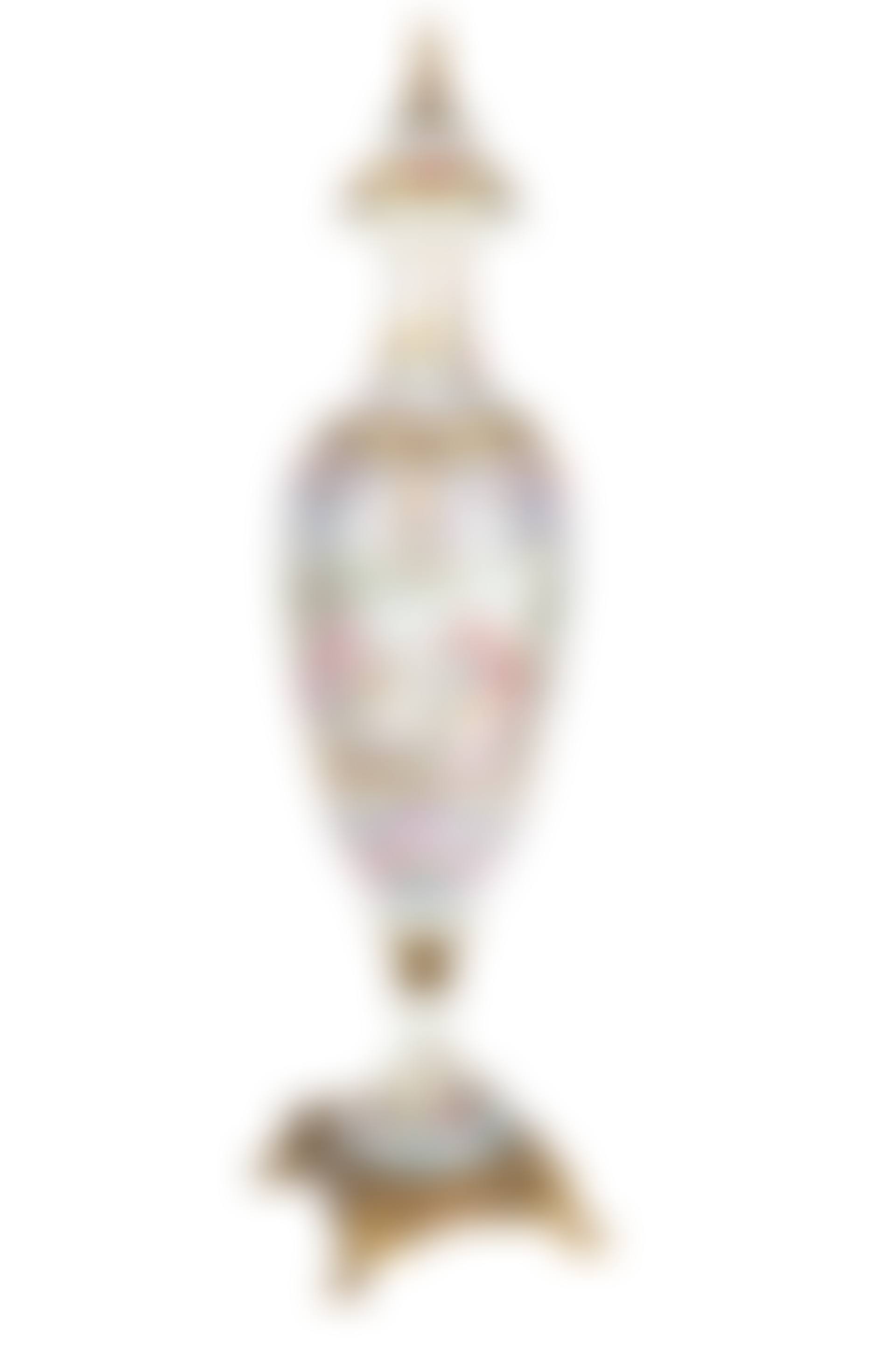 A FRENCH SEVRES STYLE ORMOLU-MOUNTED PORCELAIN VASE (preview)