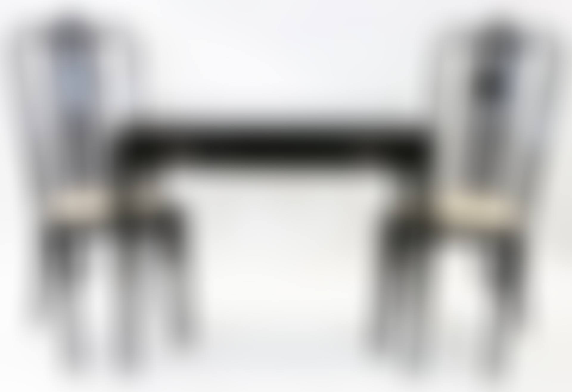 AN AUSTRIAN ART DECO Lacquer WRITING DESK WITH A PAIR OF CHAIRS (preview)