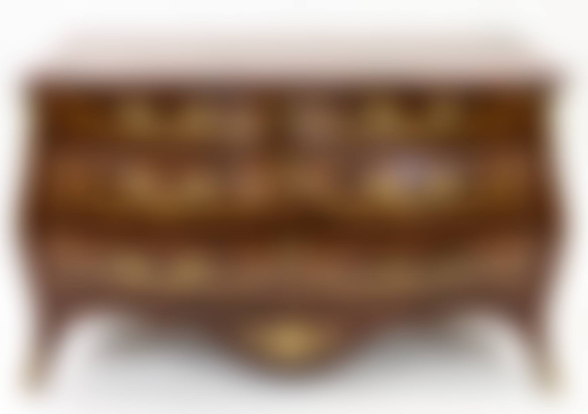 A MARQUETRY COMMODE WITH GRANITE TOP (preview)