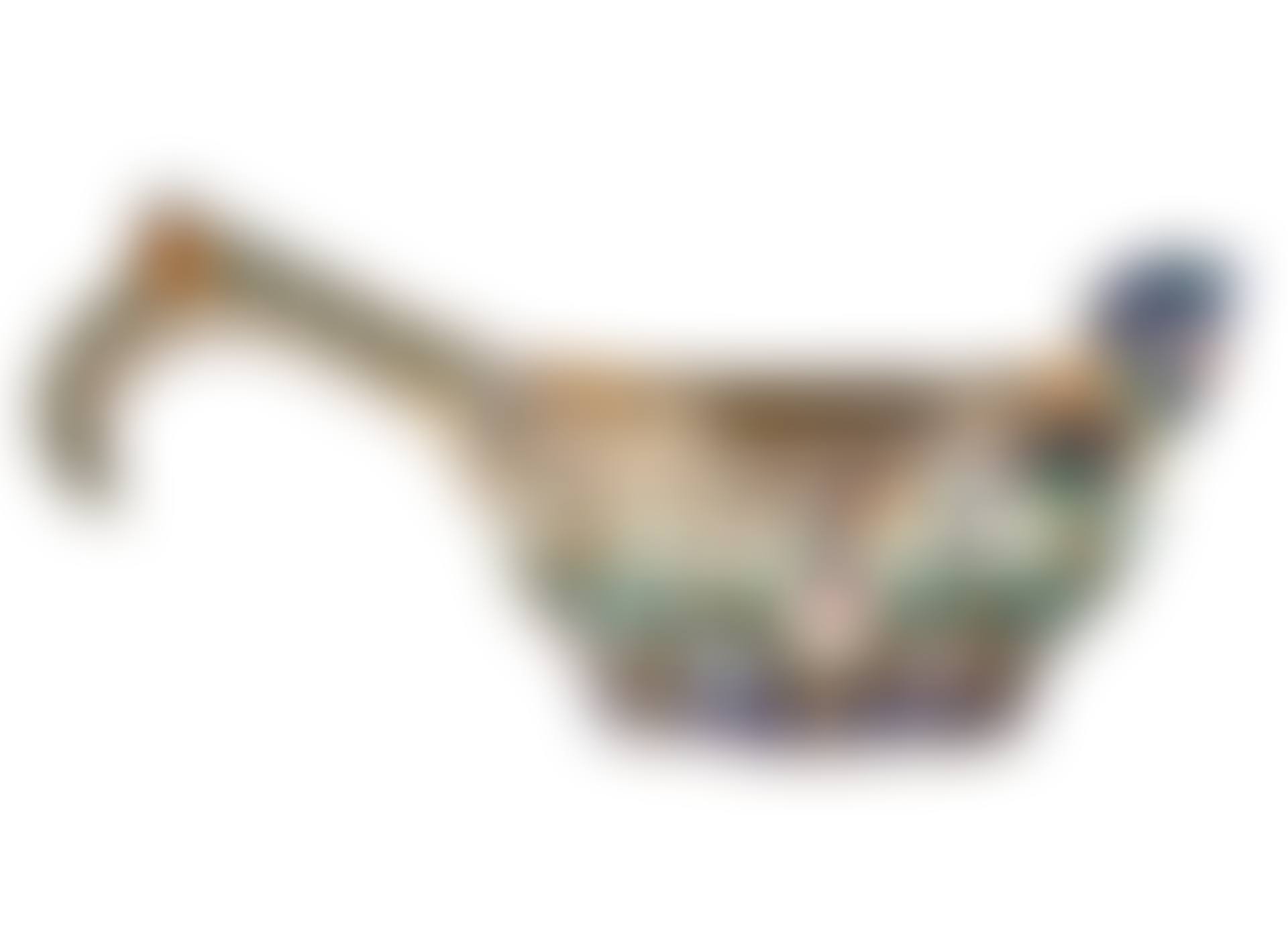 A RUSSIAN SILVER AND ENAMEL KOVSH (preview)