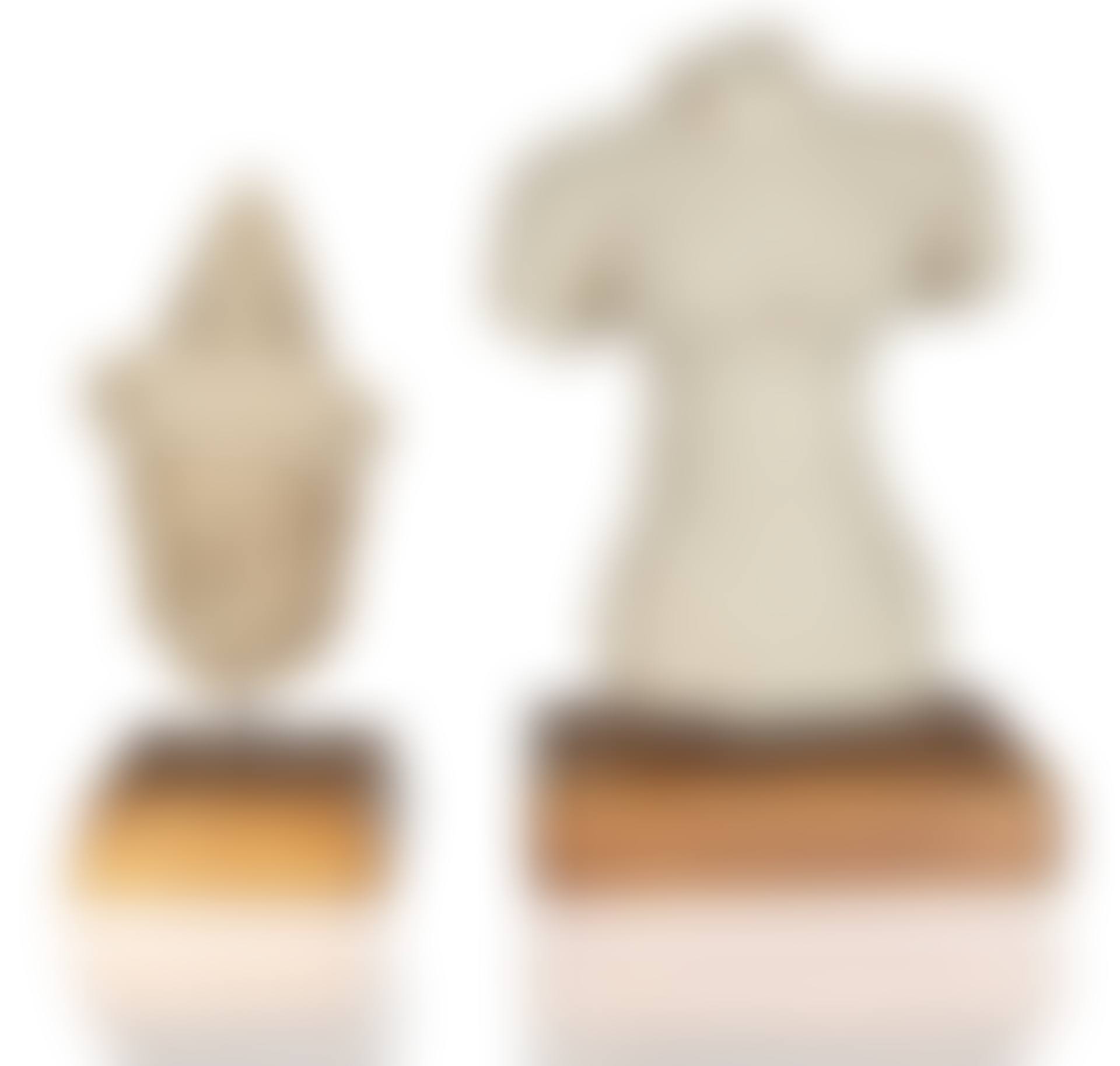A SOUTHEAST ASIAN SANDSTONE PHNOM DA STYLE OF BUDDHA AND FEMALE TORSO (preview)