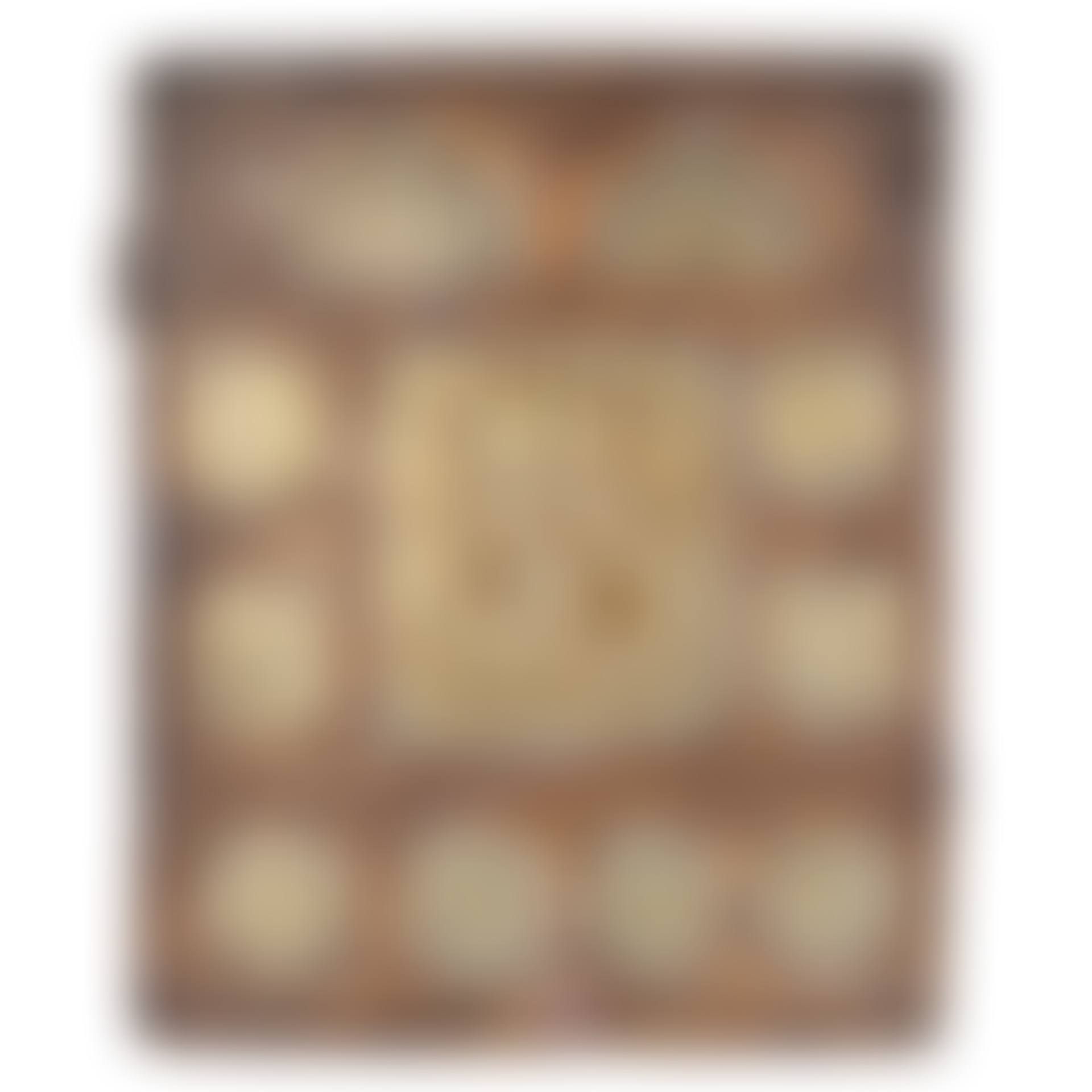 A RUSSIAN OLD BELIEVER'S WOOD AND COPPER ICON OF CHRIST PANTOCRATOR AND SCENES FROM THE LIFE OF CHRIST (preview)