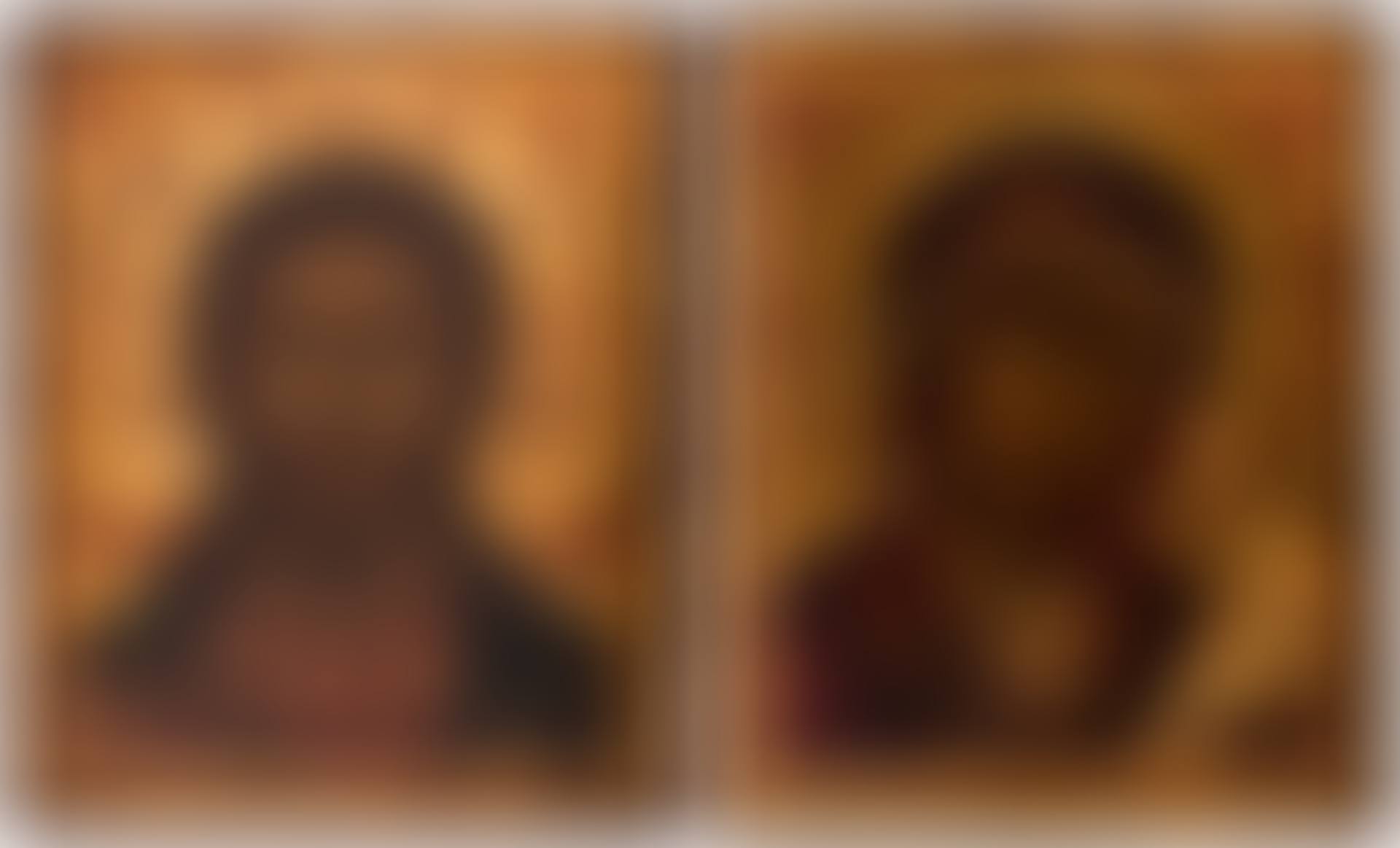 A PAIR OF RUSSIAN ICONS OF CHRIST PANTOCRATOR AND THE MOTHER OF GOD (preview)