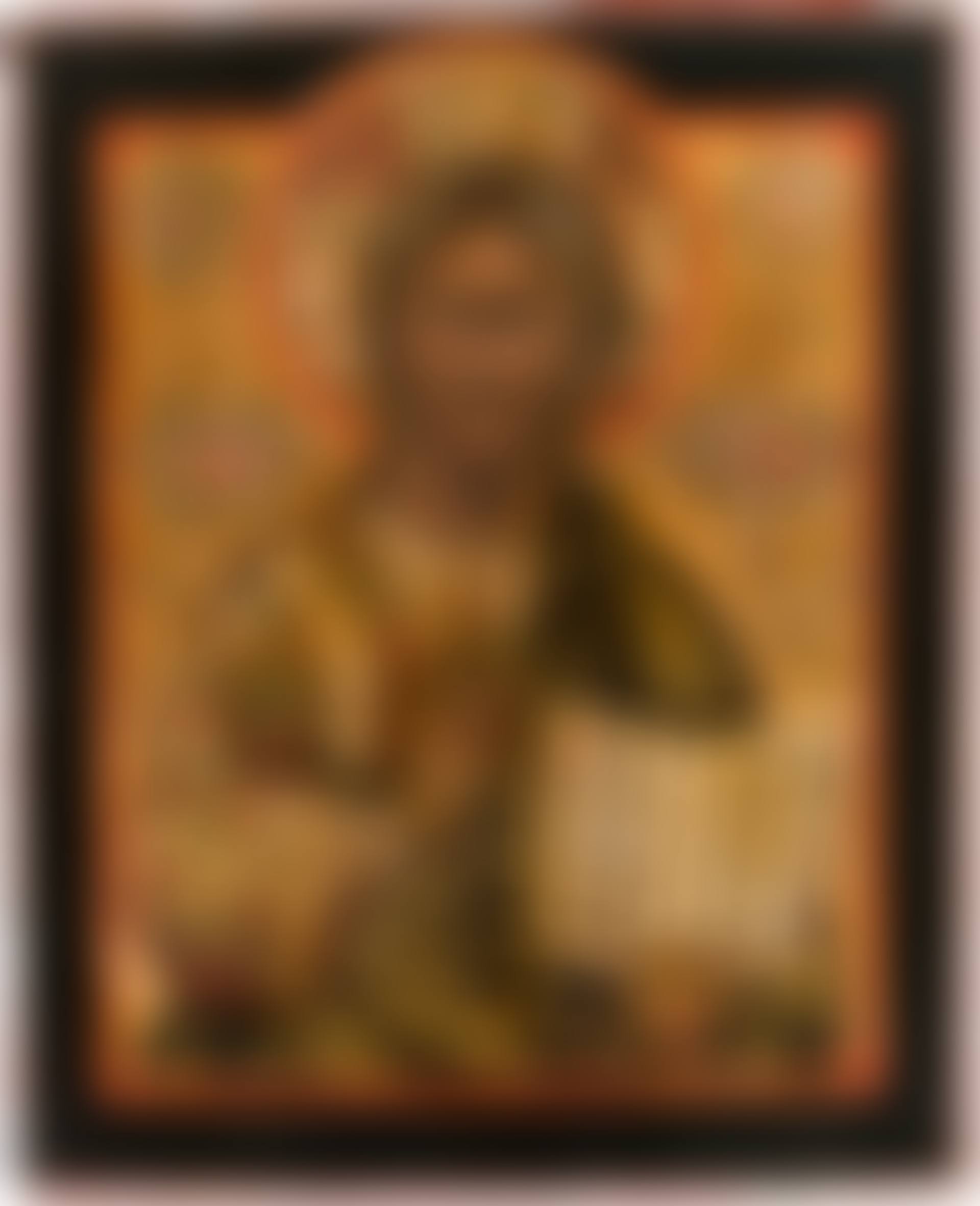 A LARGE RUSSIAN ICON OF CHRIST PANTOCRATOR (preview)