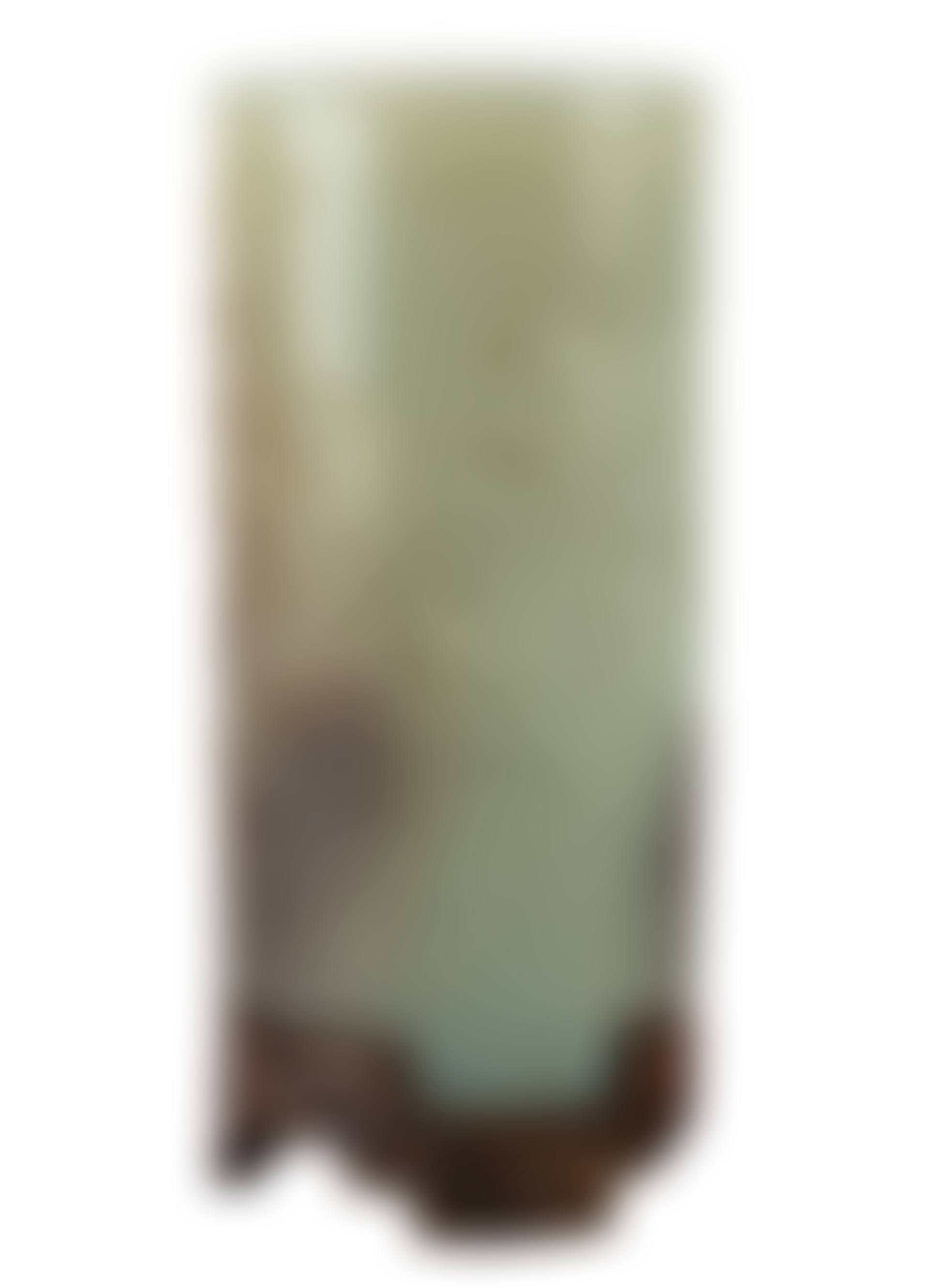 A CHINESE PALE CELADON AND BROWN JADE BRUSH POT (preview)