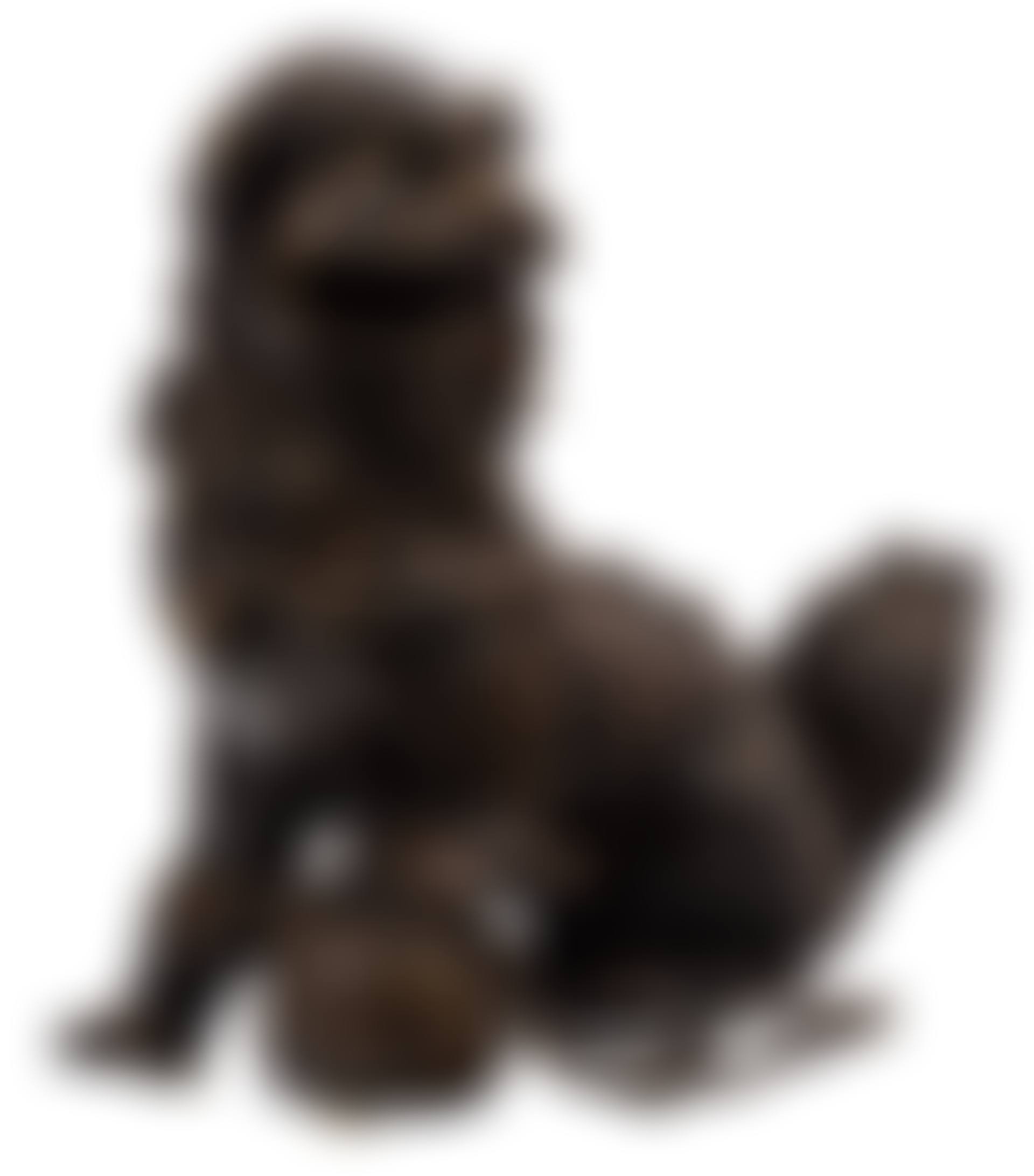 A CHINESE BRONZE STATUE OF A LION WITH A REMOVABLE HEAD (preview)