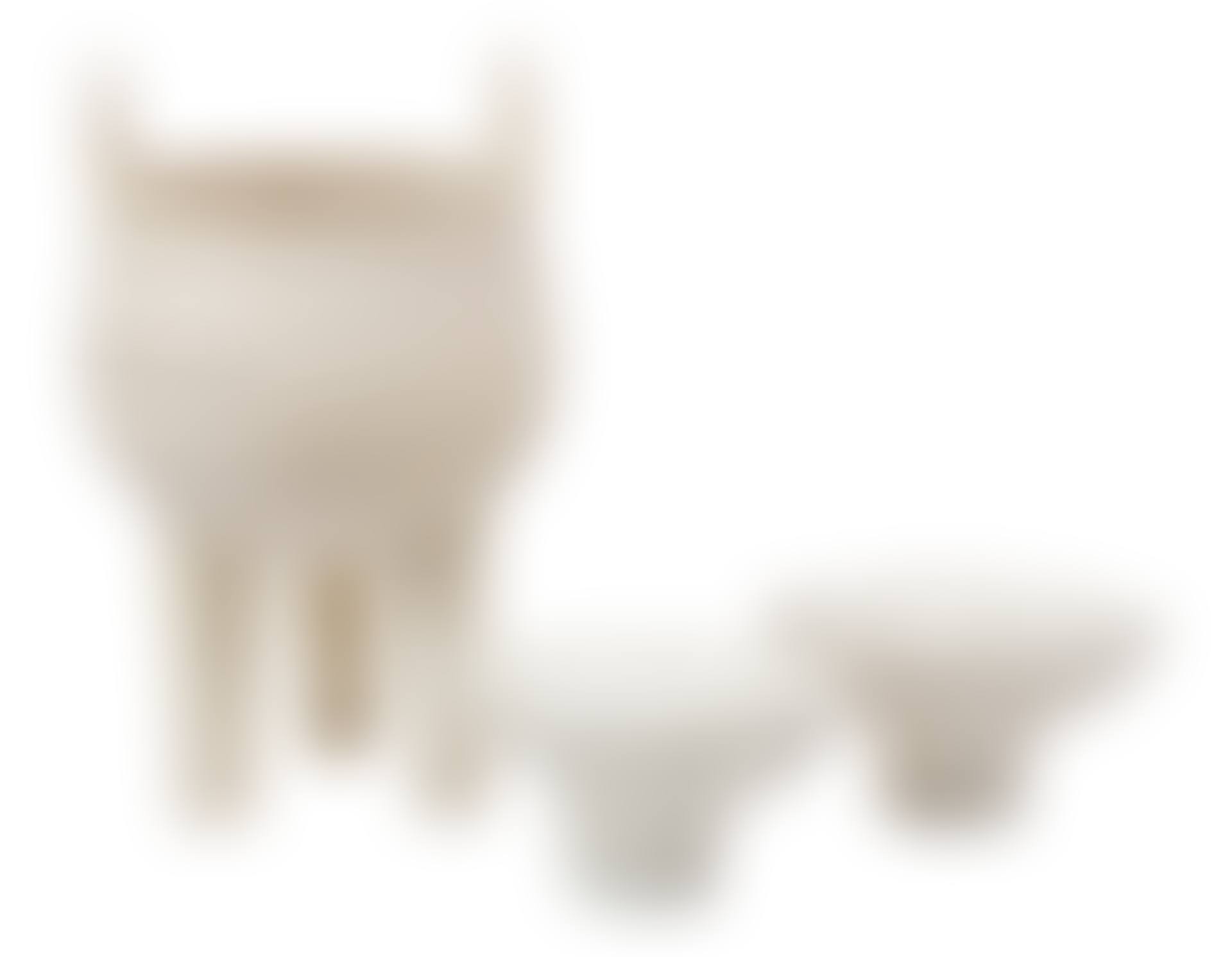 A GROUP OF THREE CHINESE WHITE GLAZED PORCELAIN VESSELS (preview)