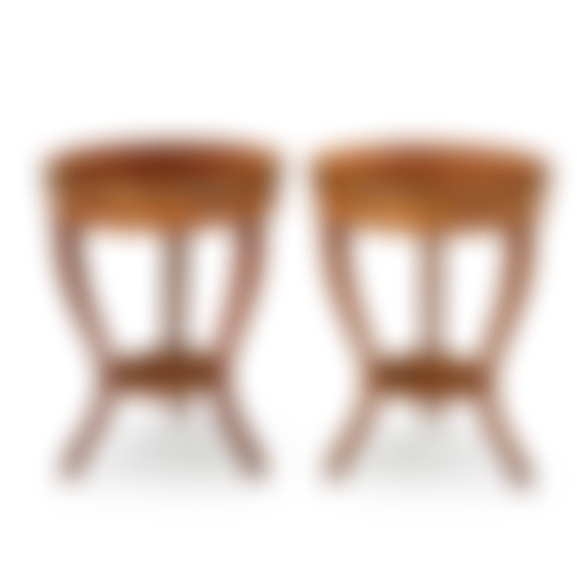 PAIR OF BAKER FURNITURE DIRECTOIRE-STYLE BURLWOOD SIDE TABLES (preview)