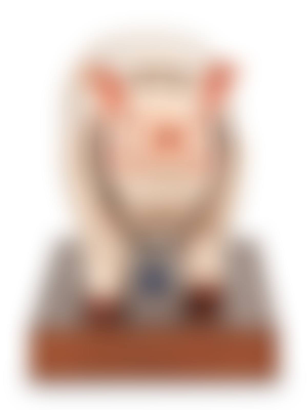 A FAO Schwarz Life Size Wilbur Piggy Bank (preview)
