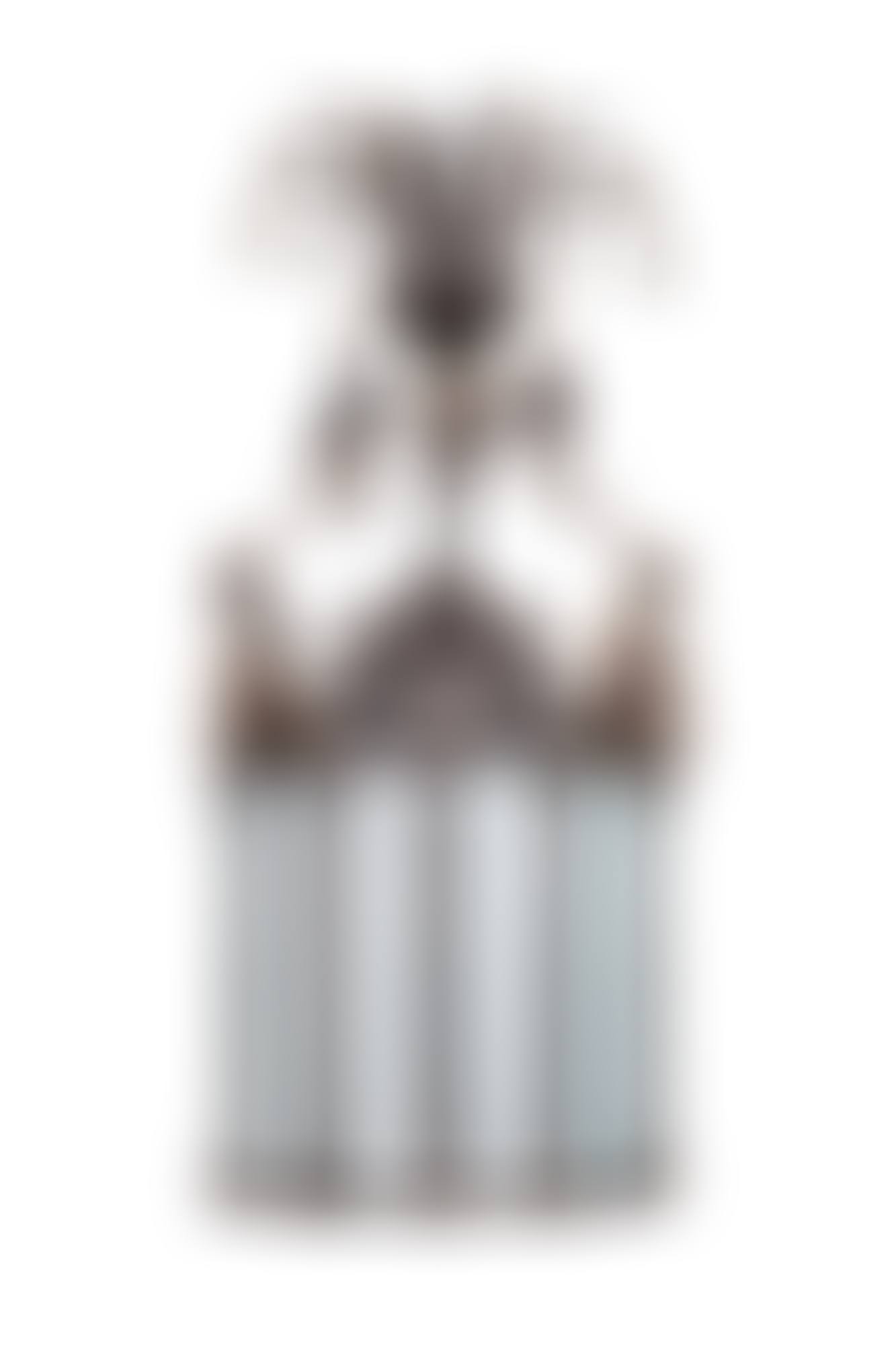 A tole and wrought iron three-light hall lantern (preview)