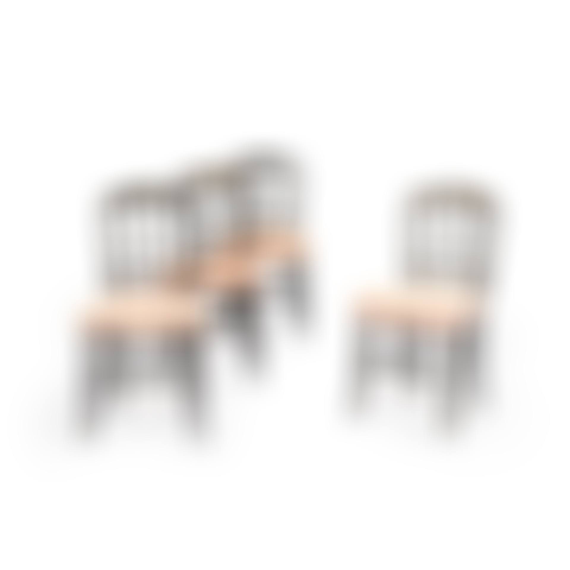 A set of four Victorian japanned chairs (preview)