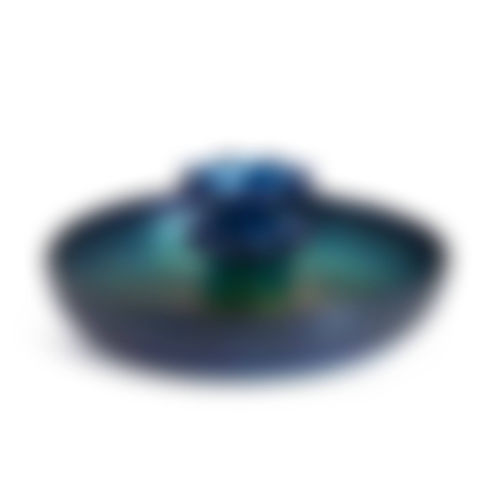 Blue Favrile Glass Centerpiece (preview)