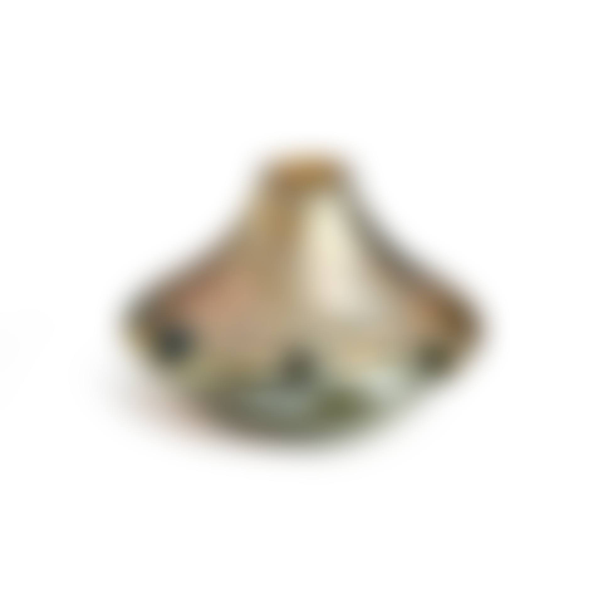 Steuben Gold Aurene Bud Vase with White Enamel Flowers (preview)