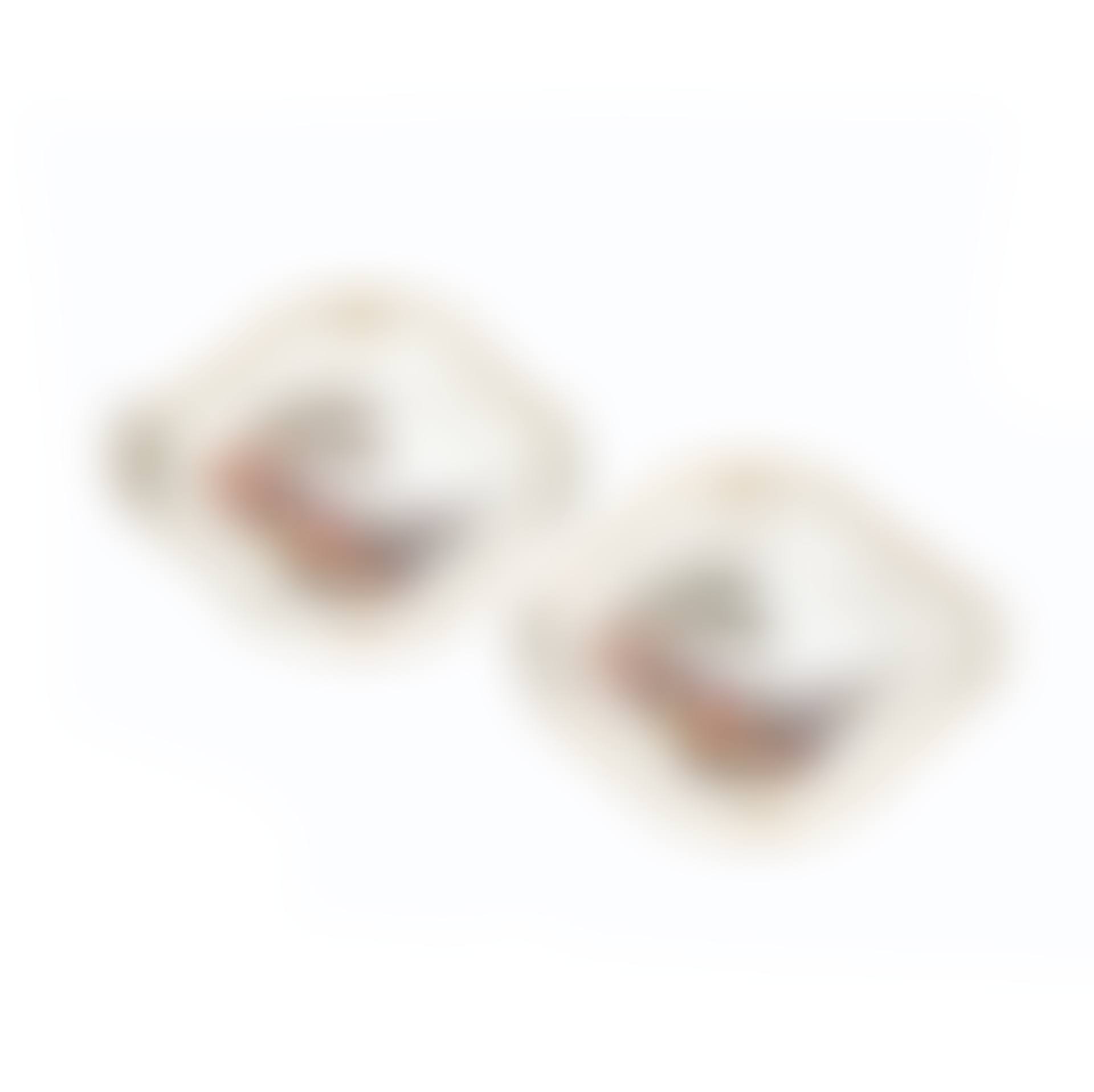 A pair of small 19th century Meissen porcelain trays (preview)