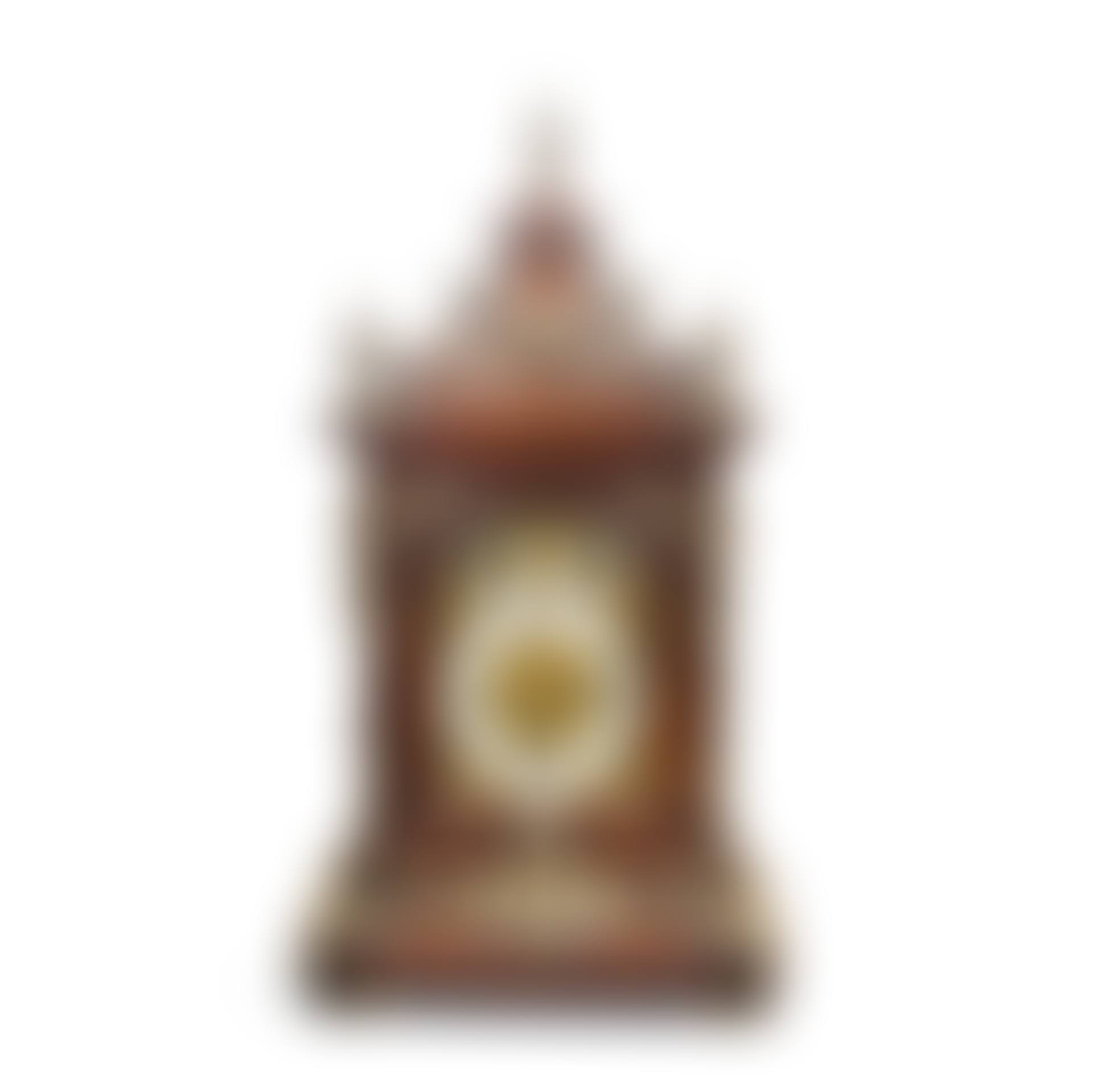 A late 19th / early 20th century gilt brass mounted walnut chiming bracket clock with bracket (preview)