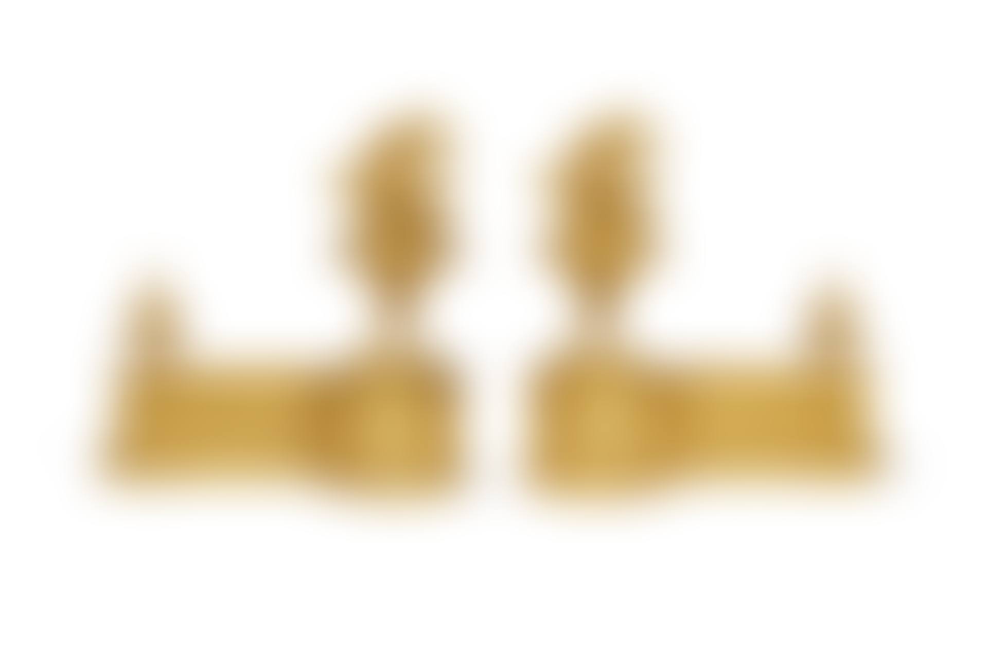 PAIRE DE CHENETS DE STYLE LOUIS XVI (preview)