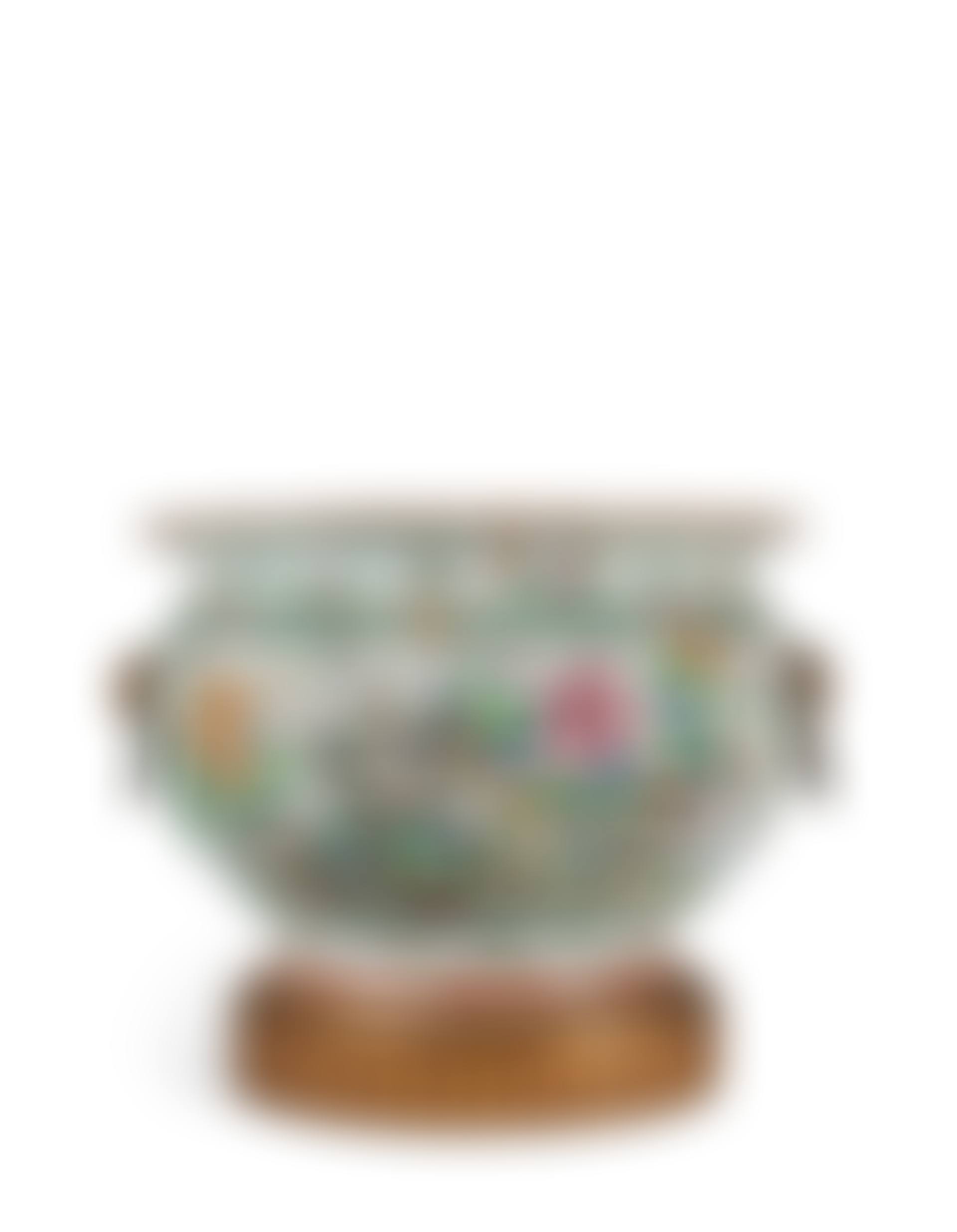 GRAND BASSIN EN PORCELAINE DE LA FAMILLE ROSE (preview)