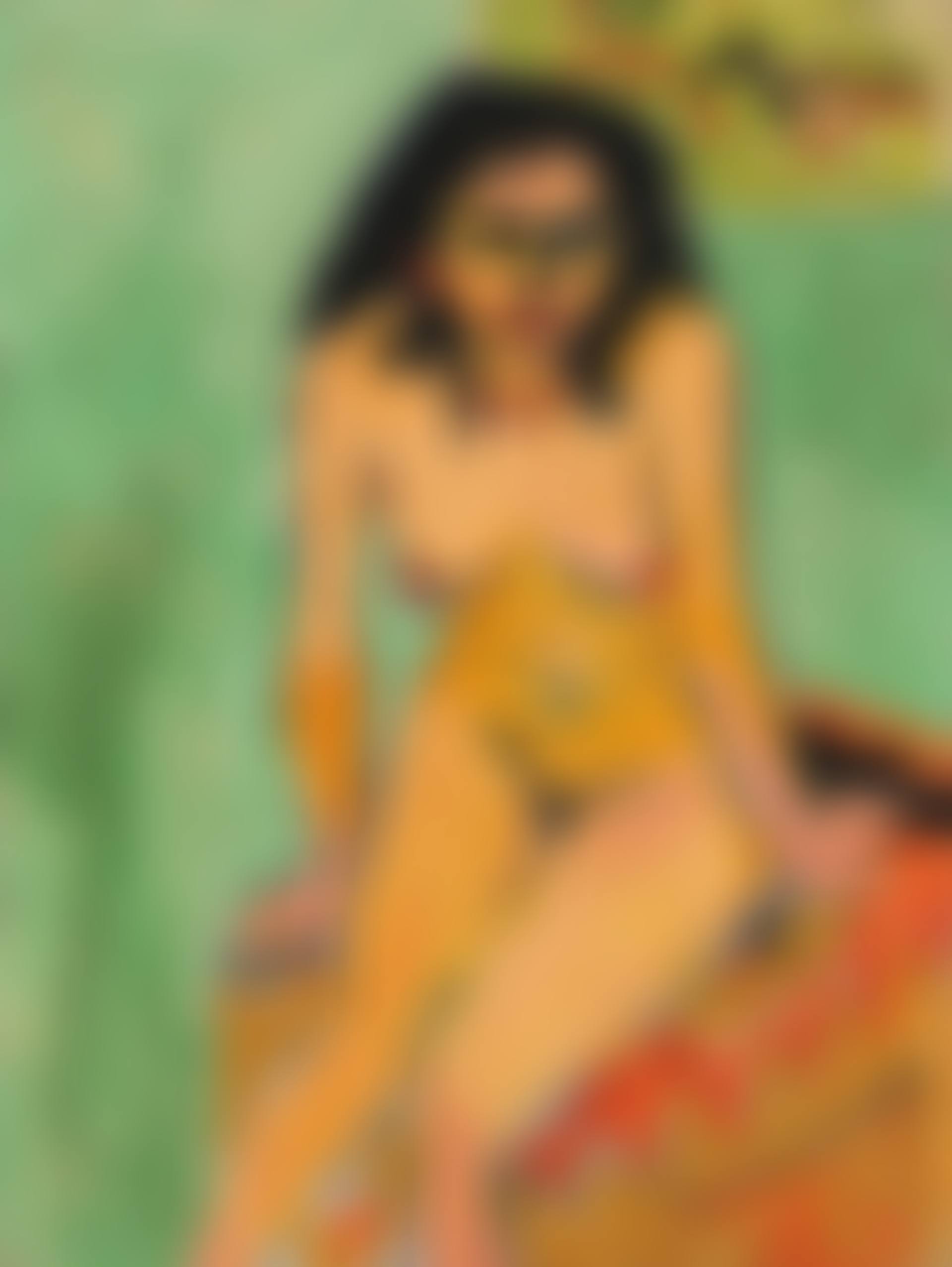 Zwei Mädchen mit Badewanne (Frau in flacher Wanne und Mädchen mit Fächer) (recto); Sitzender schwarzhaariger Mädchenakt (verso) (preview)