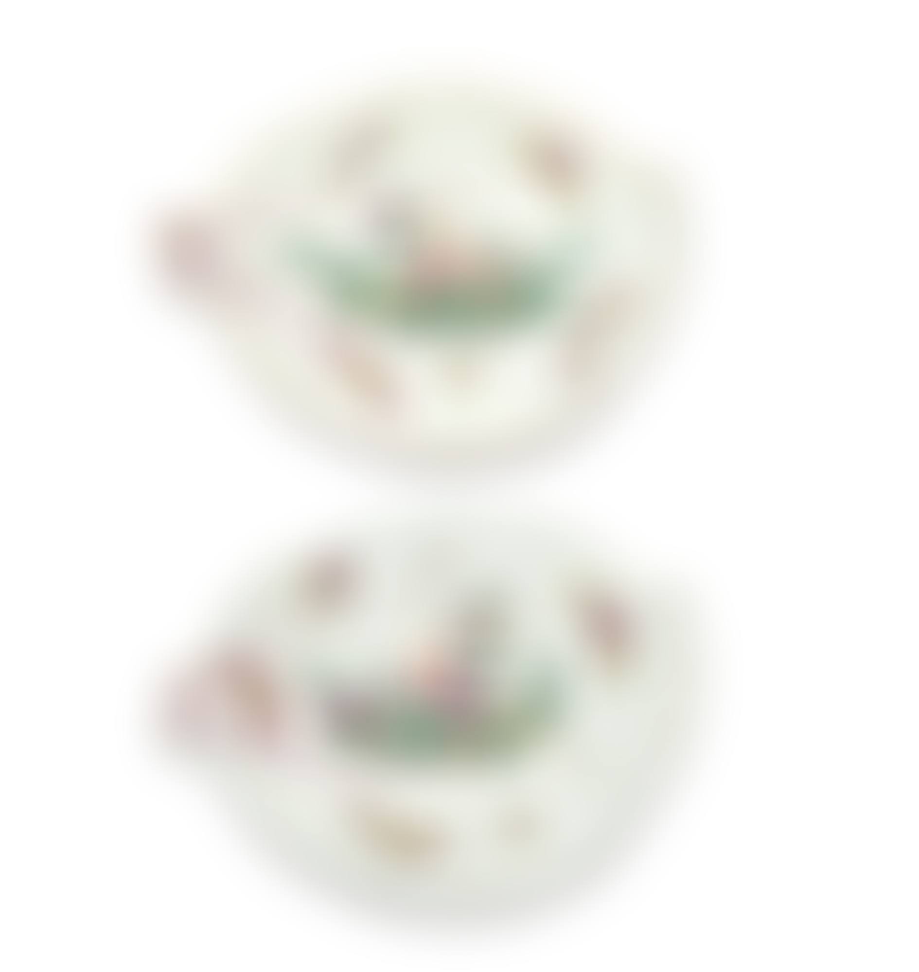 Pair of Worcester Porcelain Leaf-Form Dishes (preview)