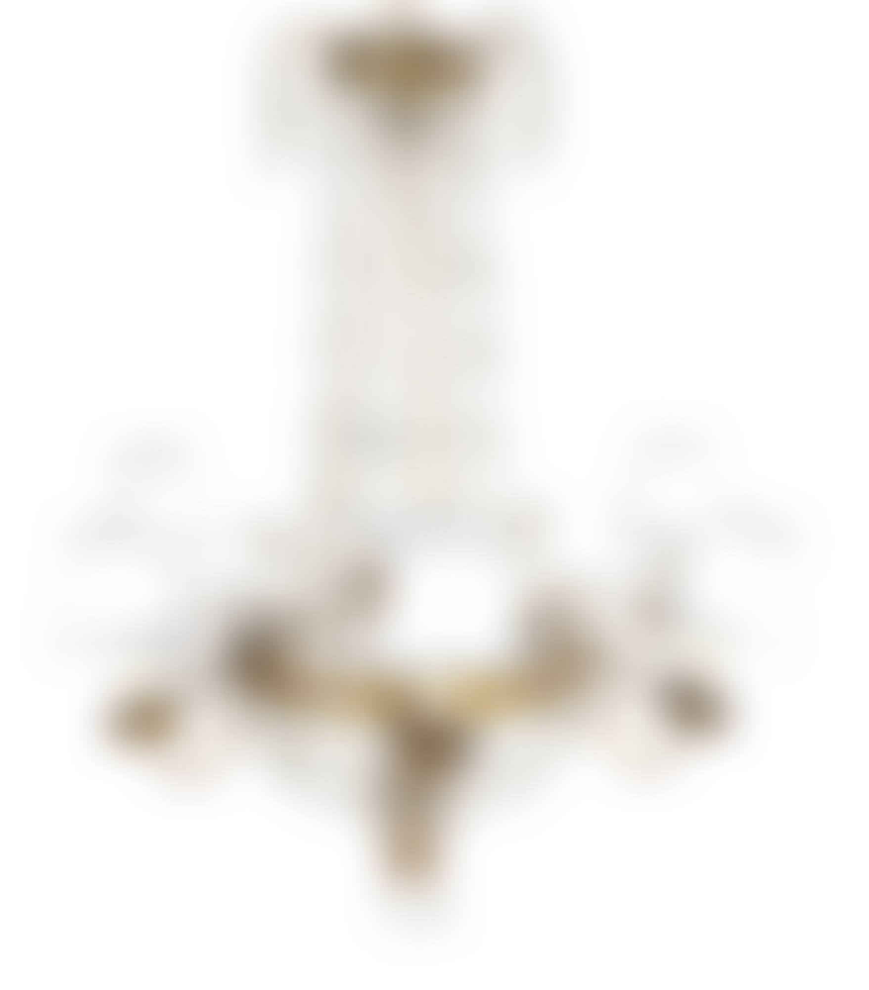 Neoclassical Style Gilt-Bronze and Cut-Glass Six-Light Chandelier (preview)