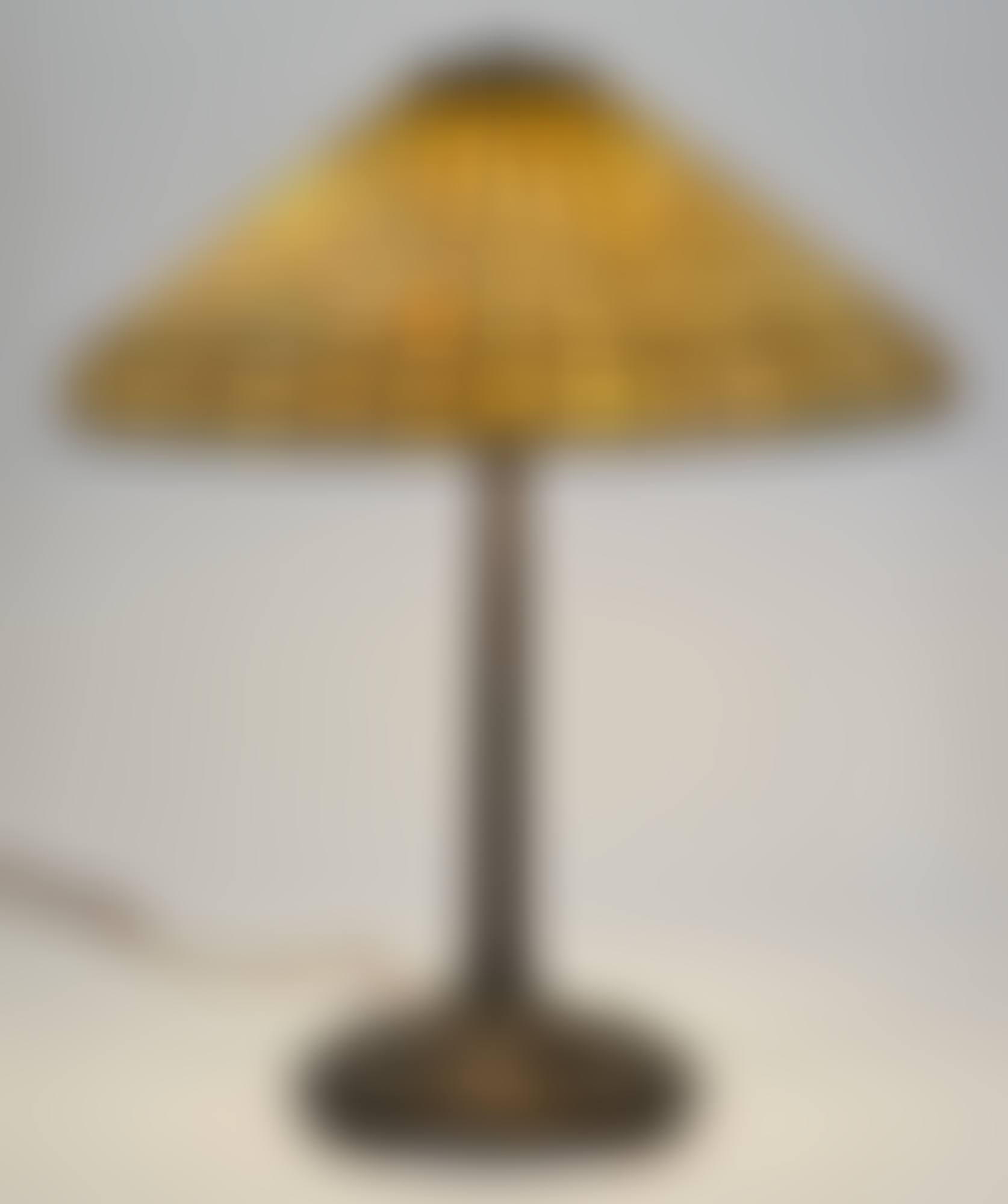 Bronze and Leaded Glass Geometric Table Lamp (preview)