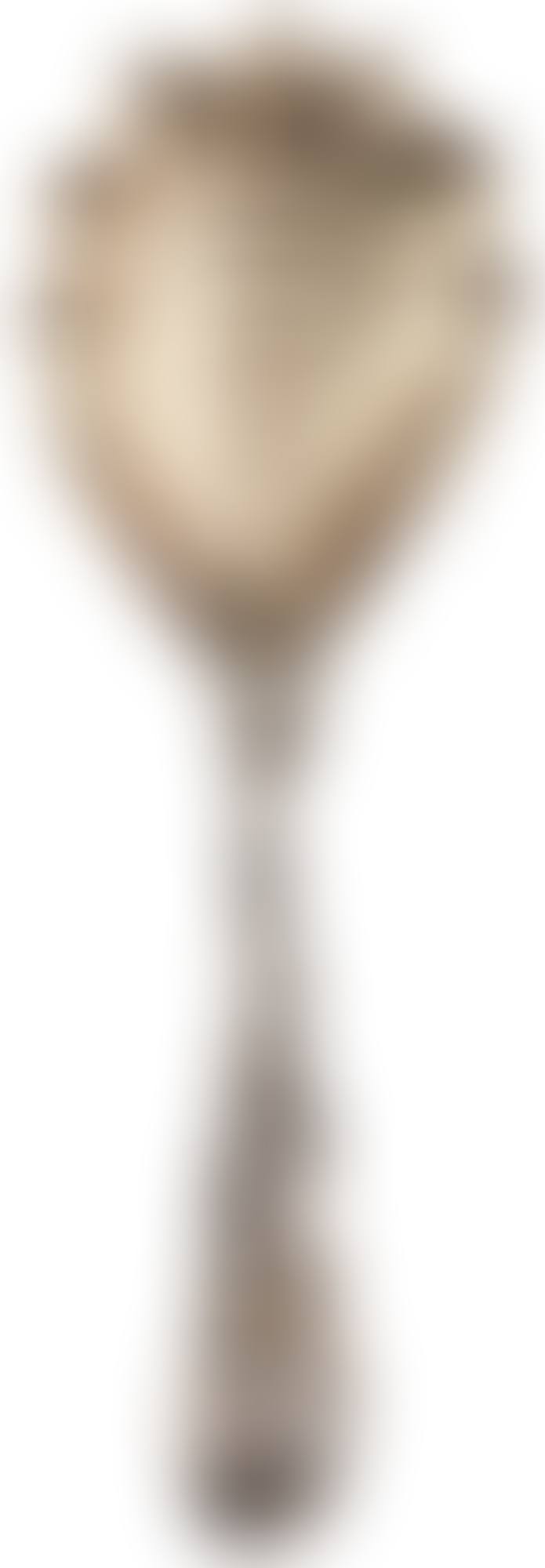 Partial Gilt Sterling Silver Narragansett Pattern Serving Spoon (preview)