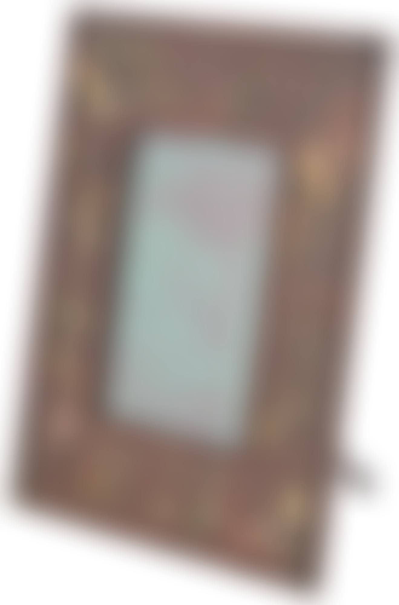 Etched Metal and Favrile Glass Photograph Frame (preview)
