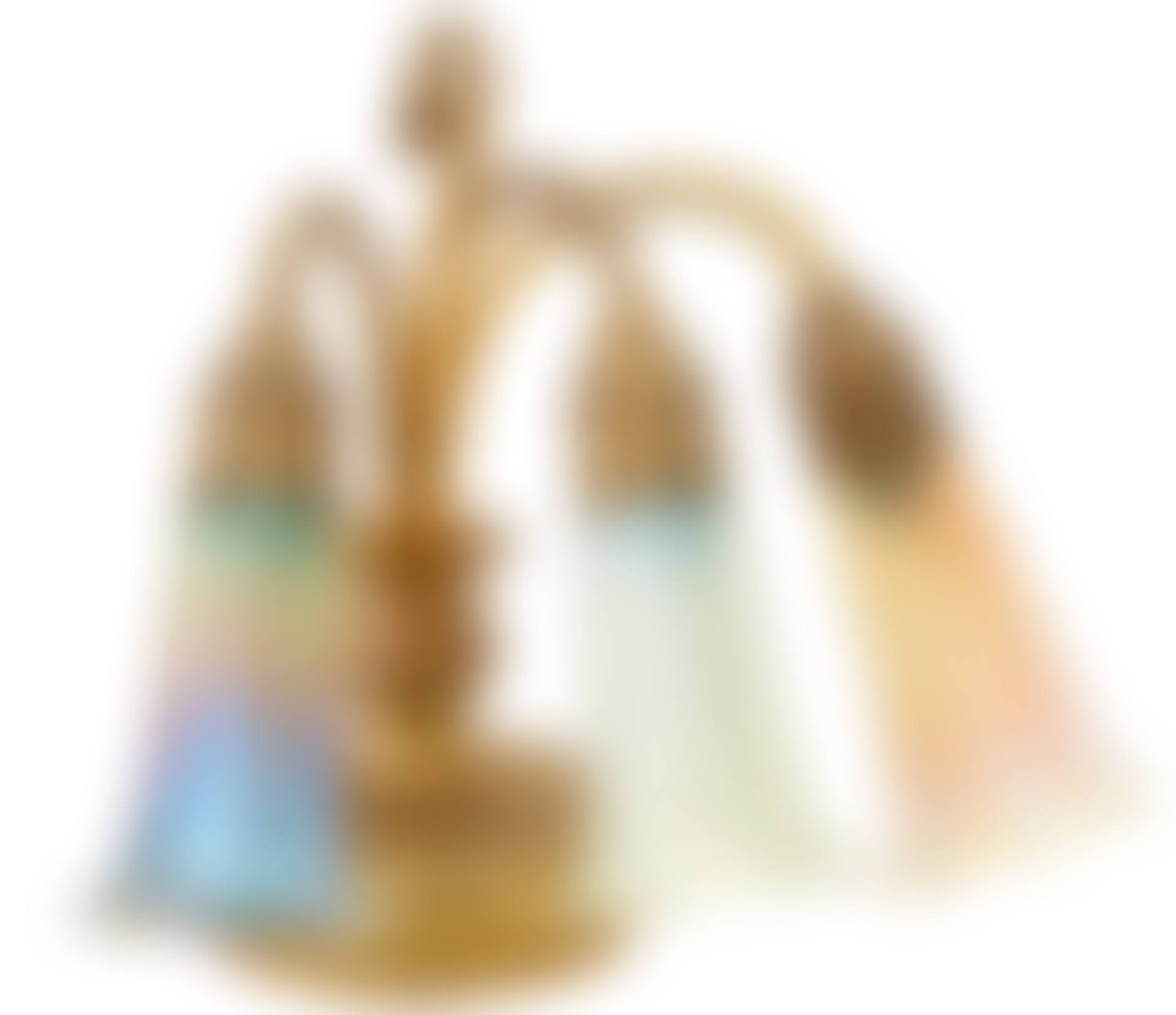 Gilt-Bronze and Favrile Glass Three-Light Lily Piano Lamp (preview)
