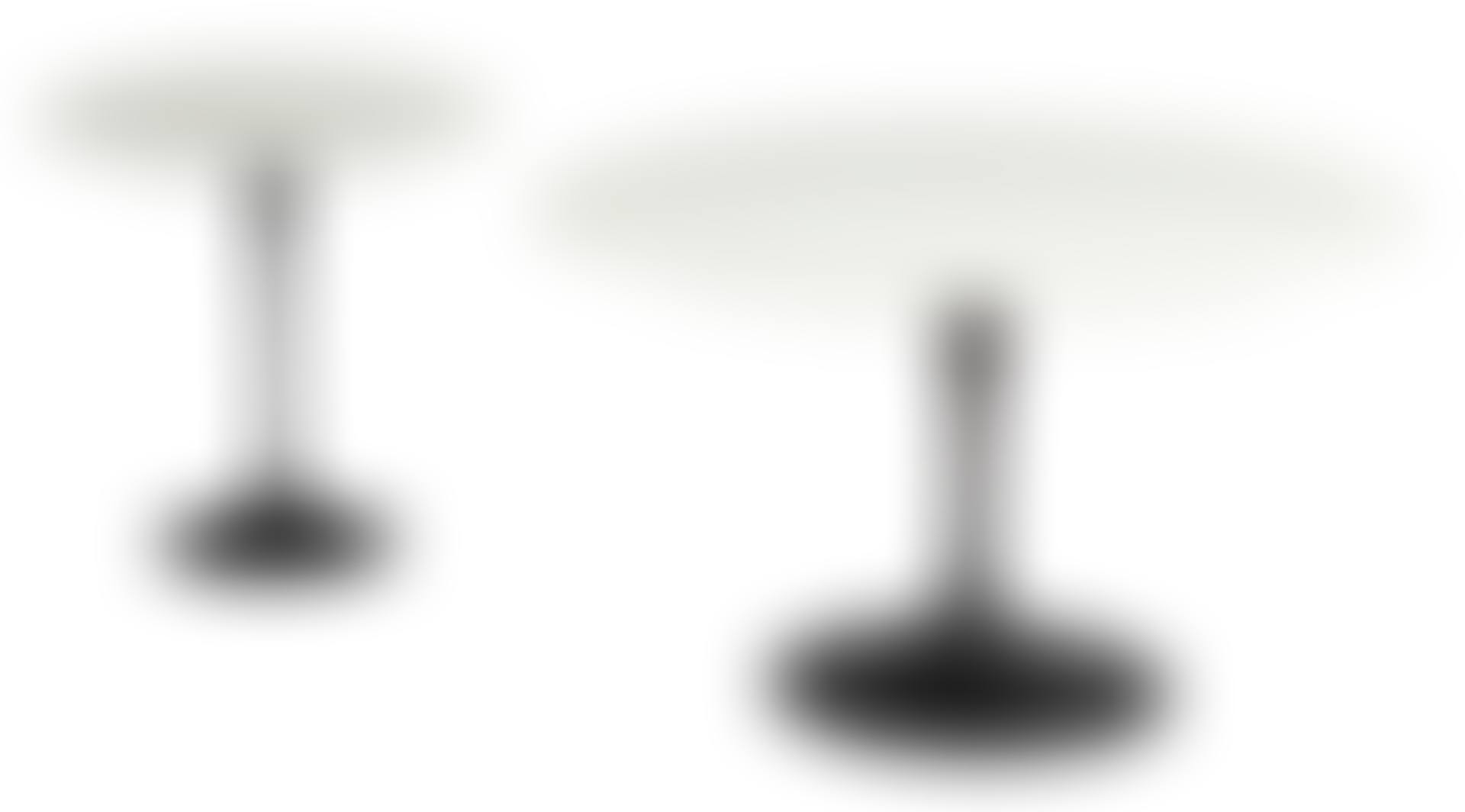 Two Saarinen for Knoll White Marble and Black Metal Tulip Tables (preview)