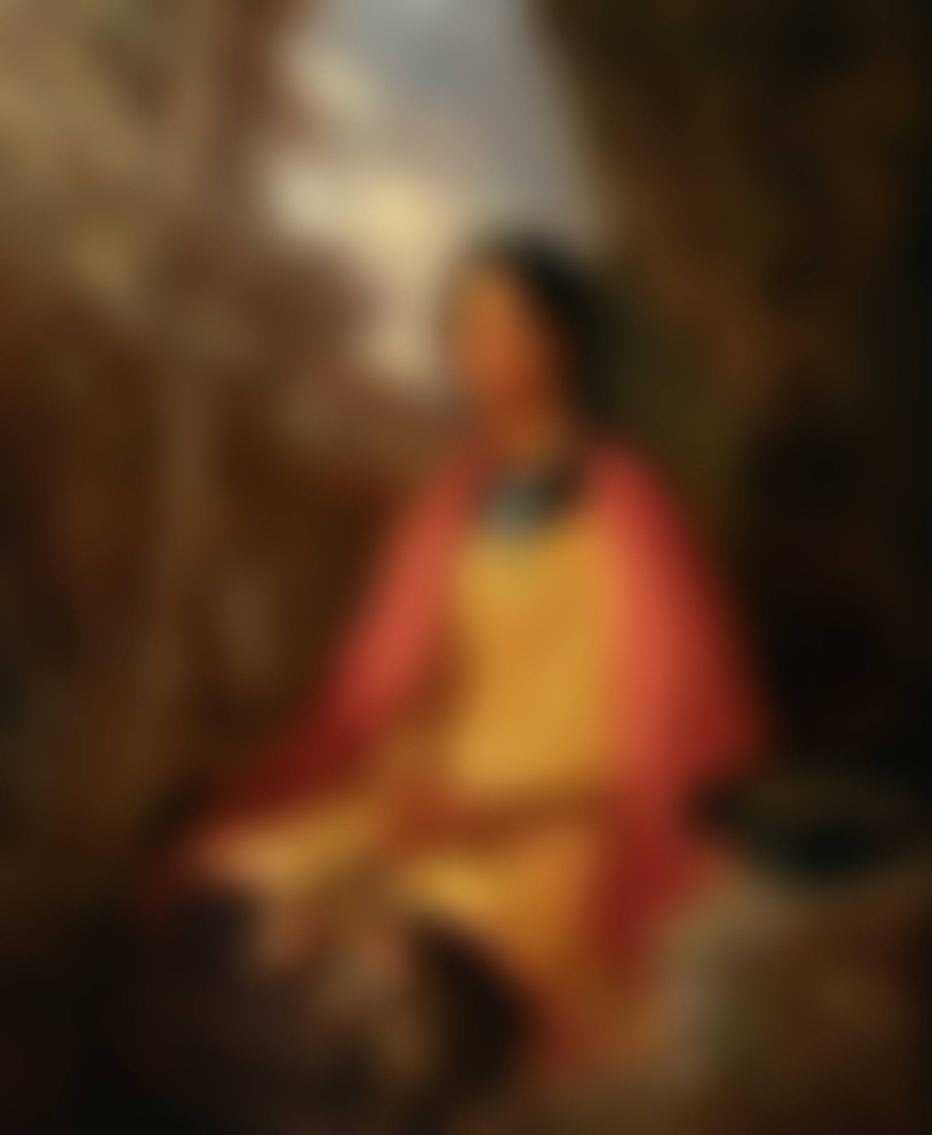 Young Native American Woman (preview)