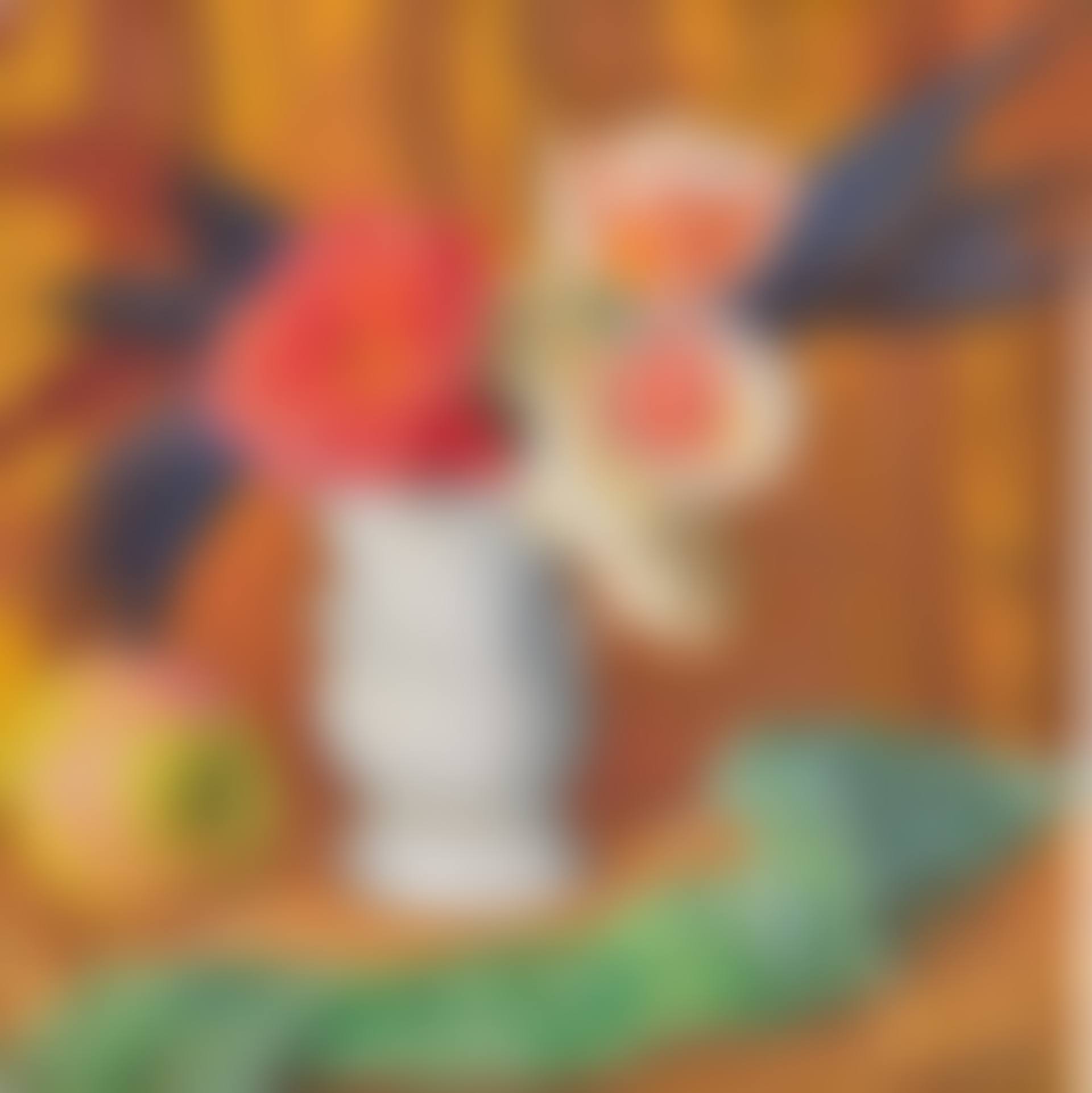 Vase with Flower and Apple (preview)