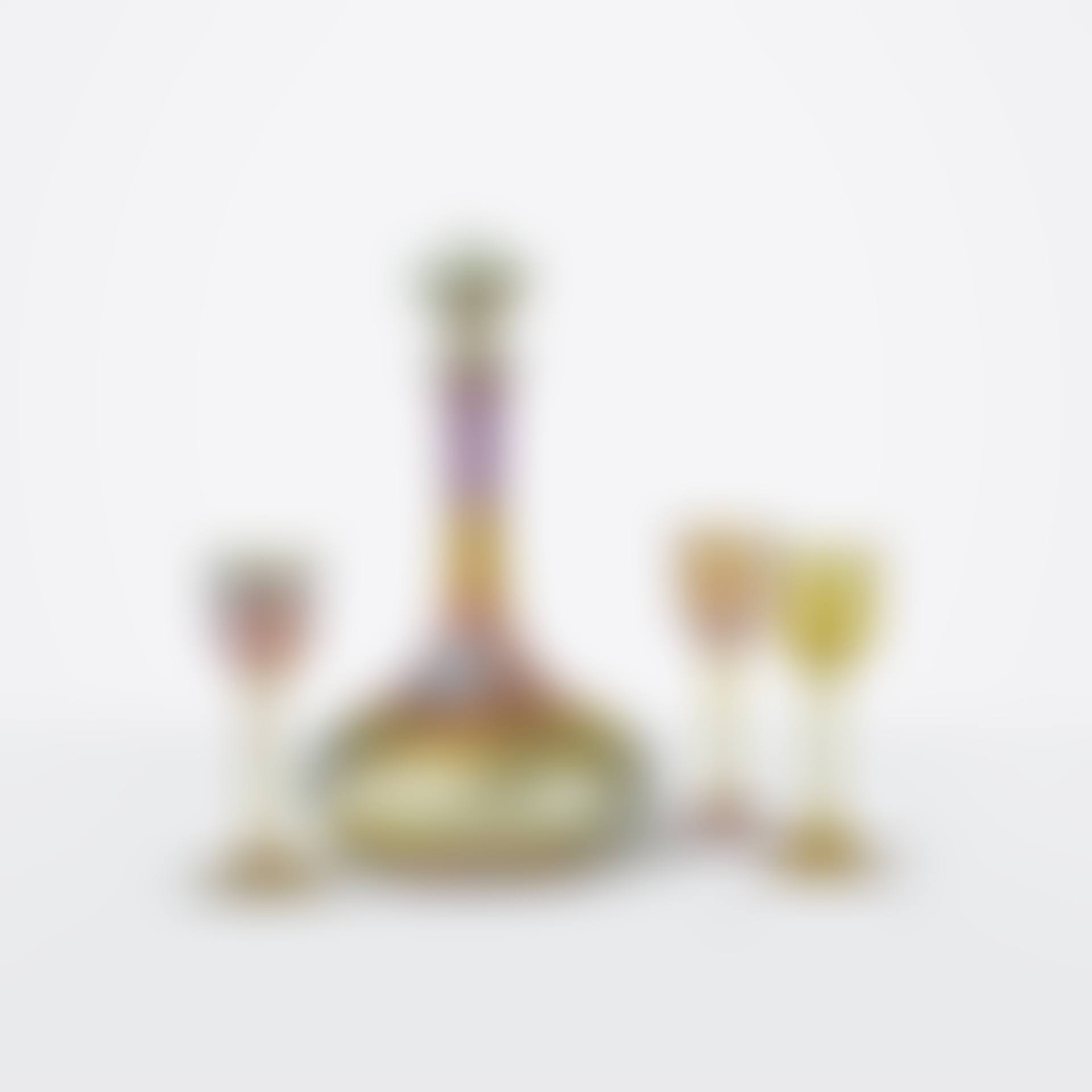 Stoppered Decanter and Three Goblets (preview)