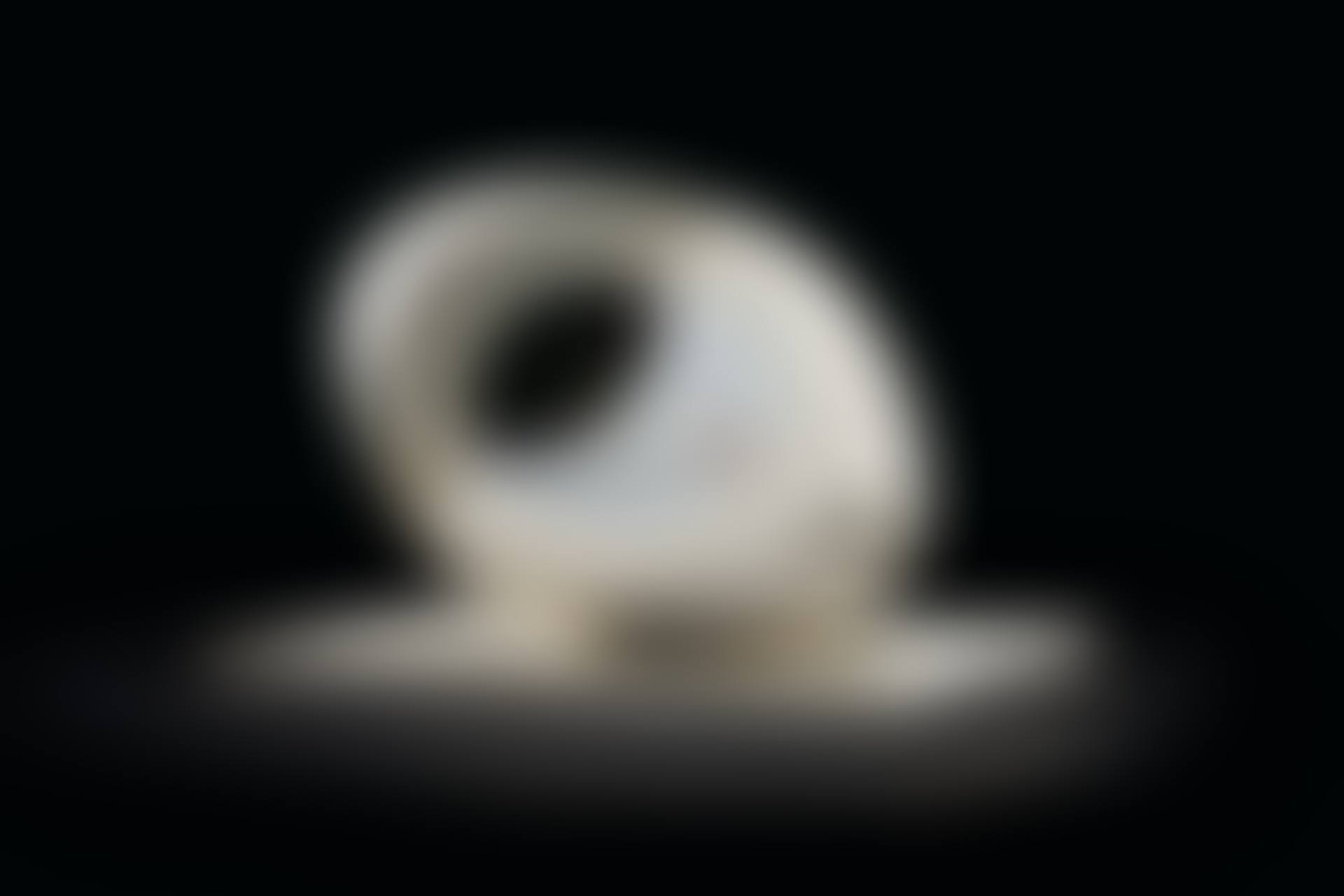 Sculpture with Colour (Oval Form) Pale Blue and Red (preview)