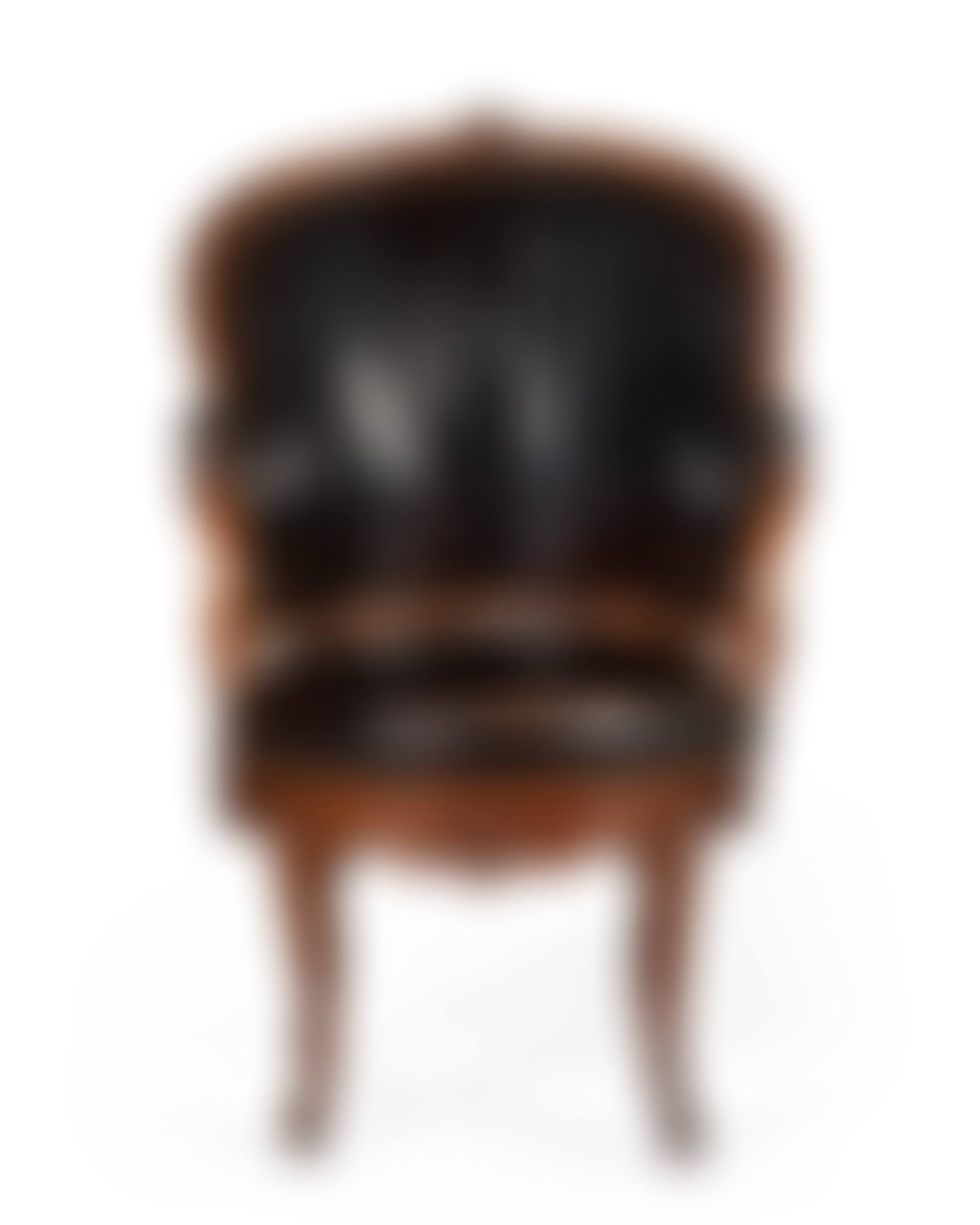 A LOUIS XV WALNUT FAUTEUIL DE BUREAU (preview)