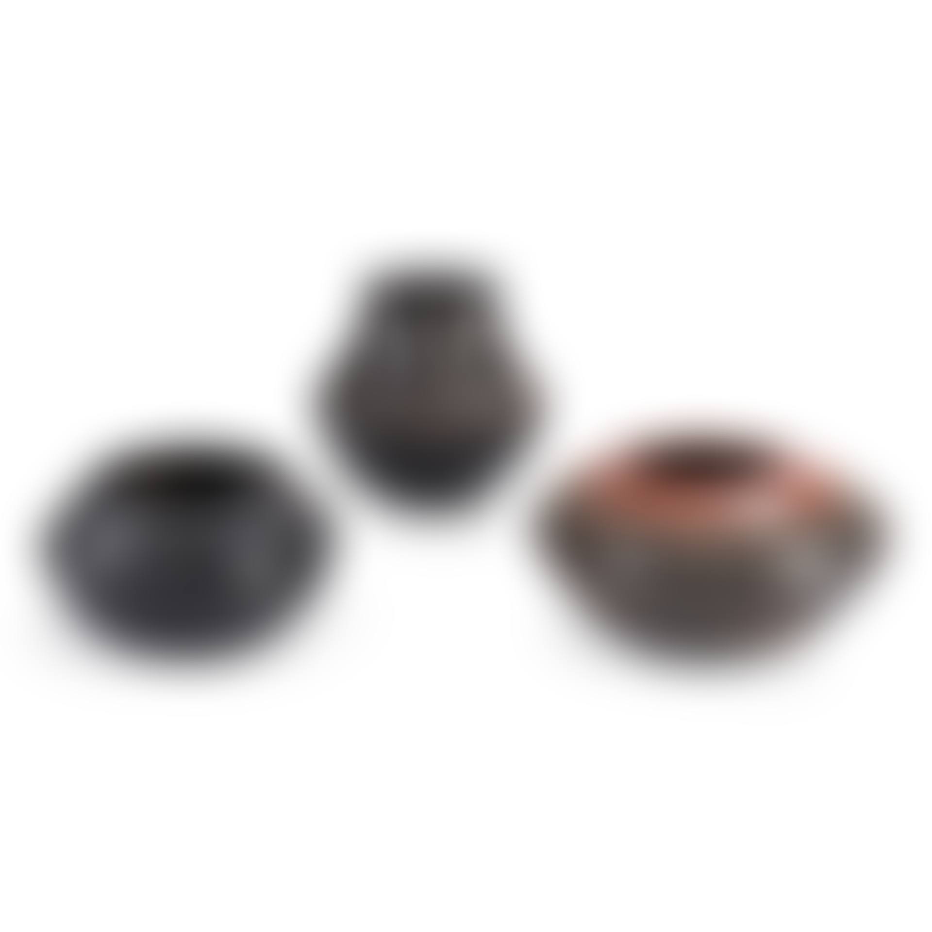 THREE SANTA CLARA POTTERY VESSELS (preview)