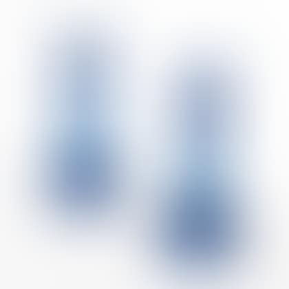 Pair of Cobalt Pressed Glass Candlesticks (preview)