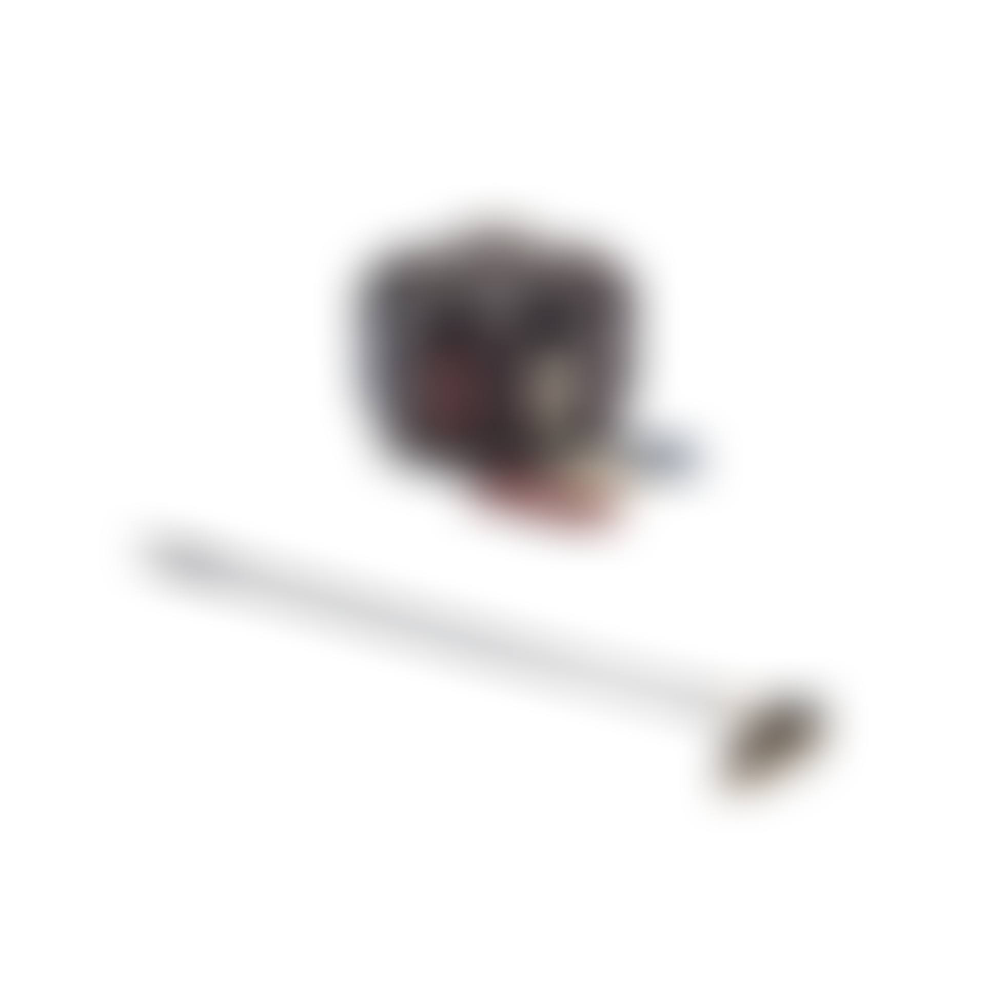 A late 19th/early 20th century turned and stained wood and brass croupier slide or rake together with a similar period stained wood and brass mounted poker chip dispenser (preview)