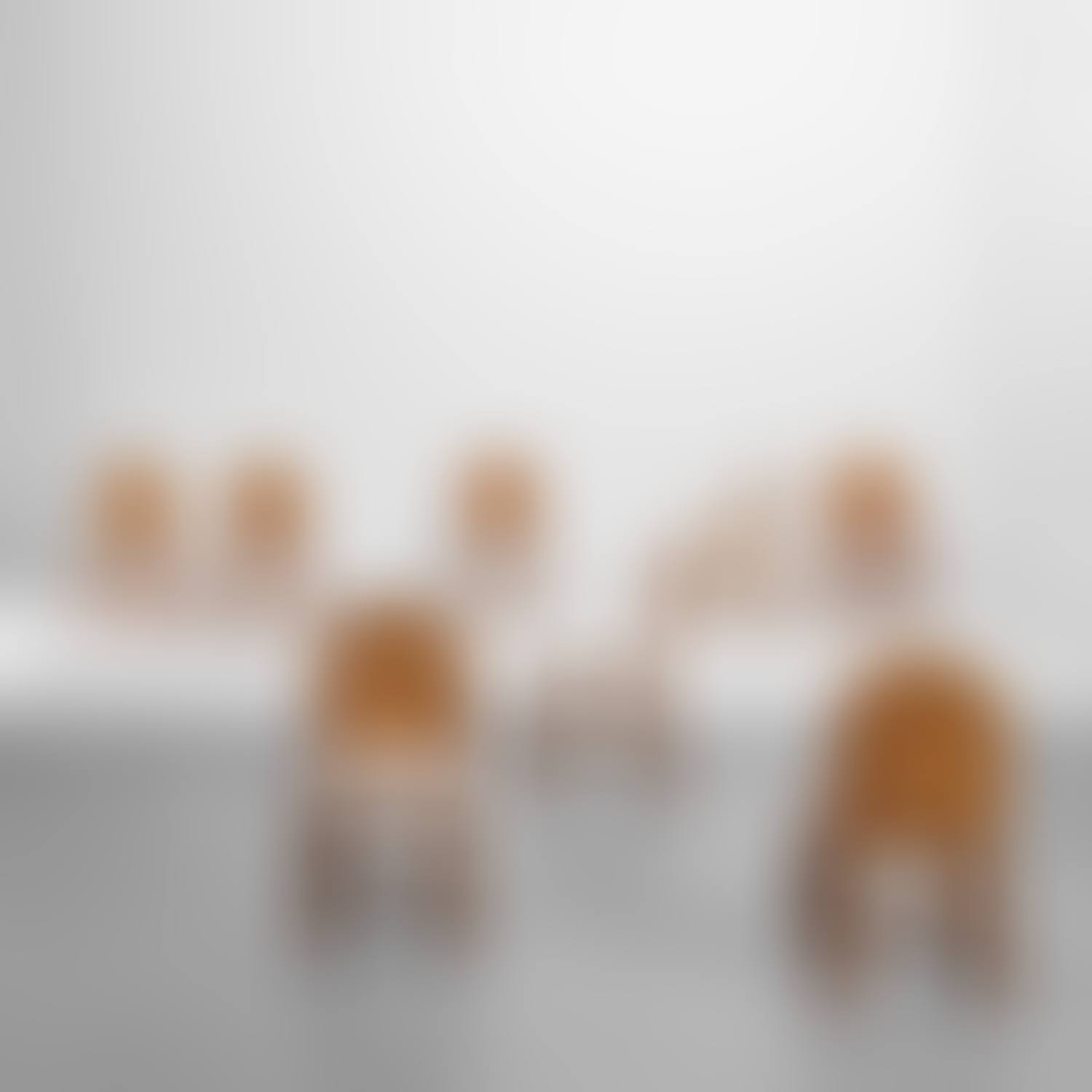 Set of eight dining chairs, from the "Rising Sun" series (preview)