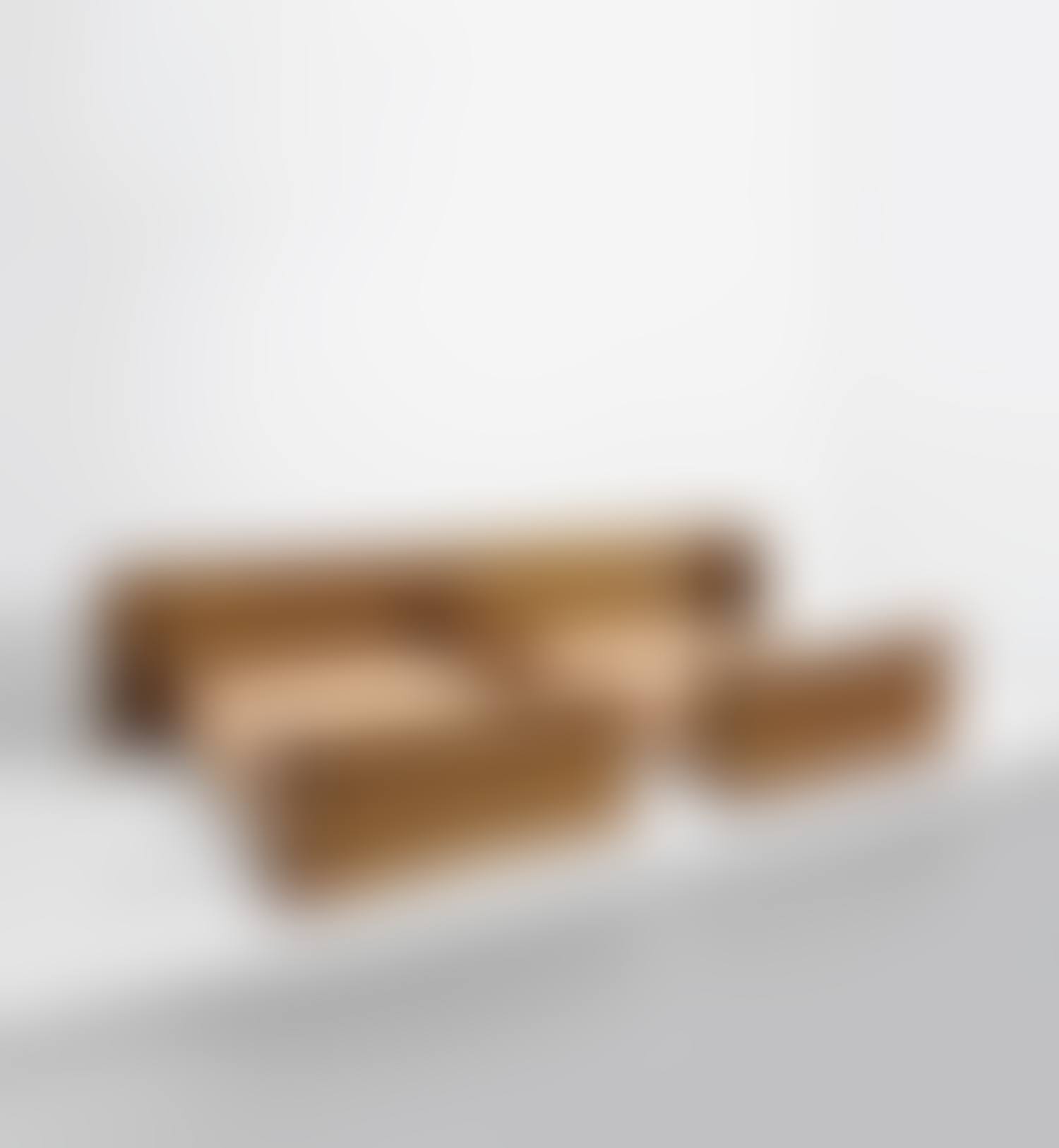 Two beds with integrated headboard and bedside table (preview)
