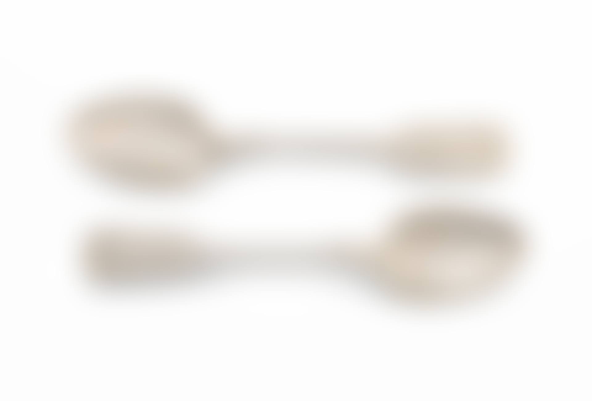 A pair of Polish silver "Fiddle" pattern dinner spoons (preview)
