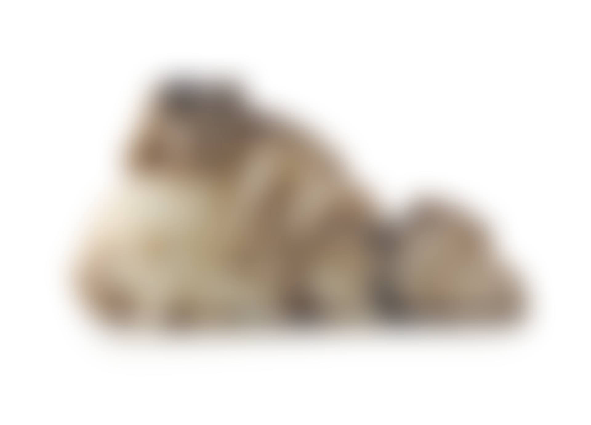 A Chinese mottled grey and white jade carving of a small boy astride a fish (preview)