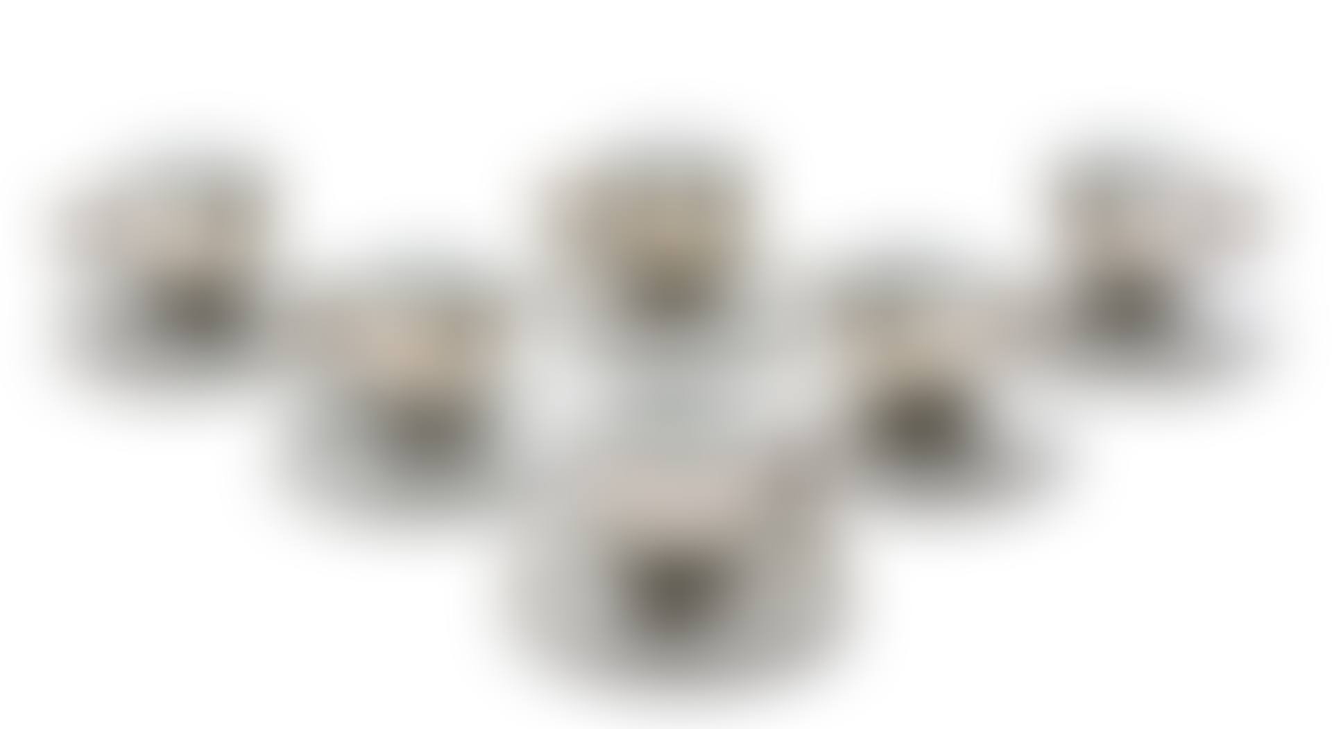 Illy Cappuccino Cups and Saucers, six (preview)