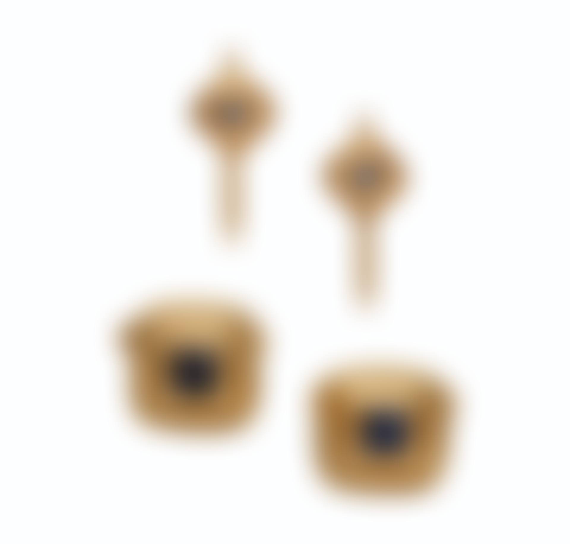 GROUP OF GOLD AND SYNTHETIC SAPPHIRE CUFFLINKS AND SHIRT STUDS (preview)