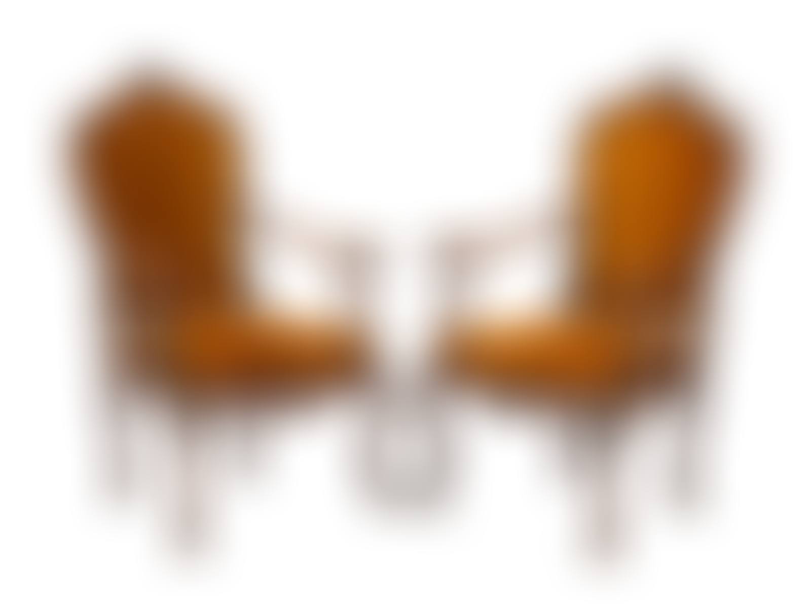 A Pair of Italian Walnut Armchairs (preview)